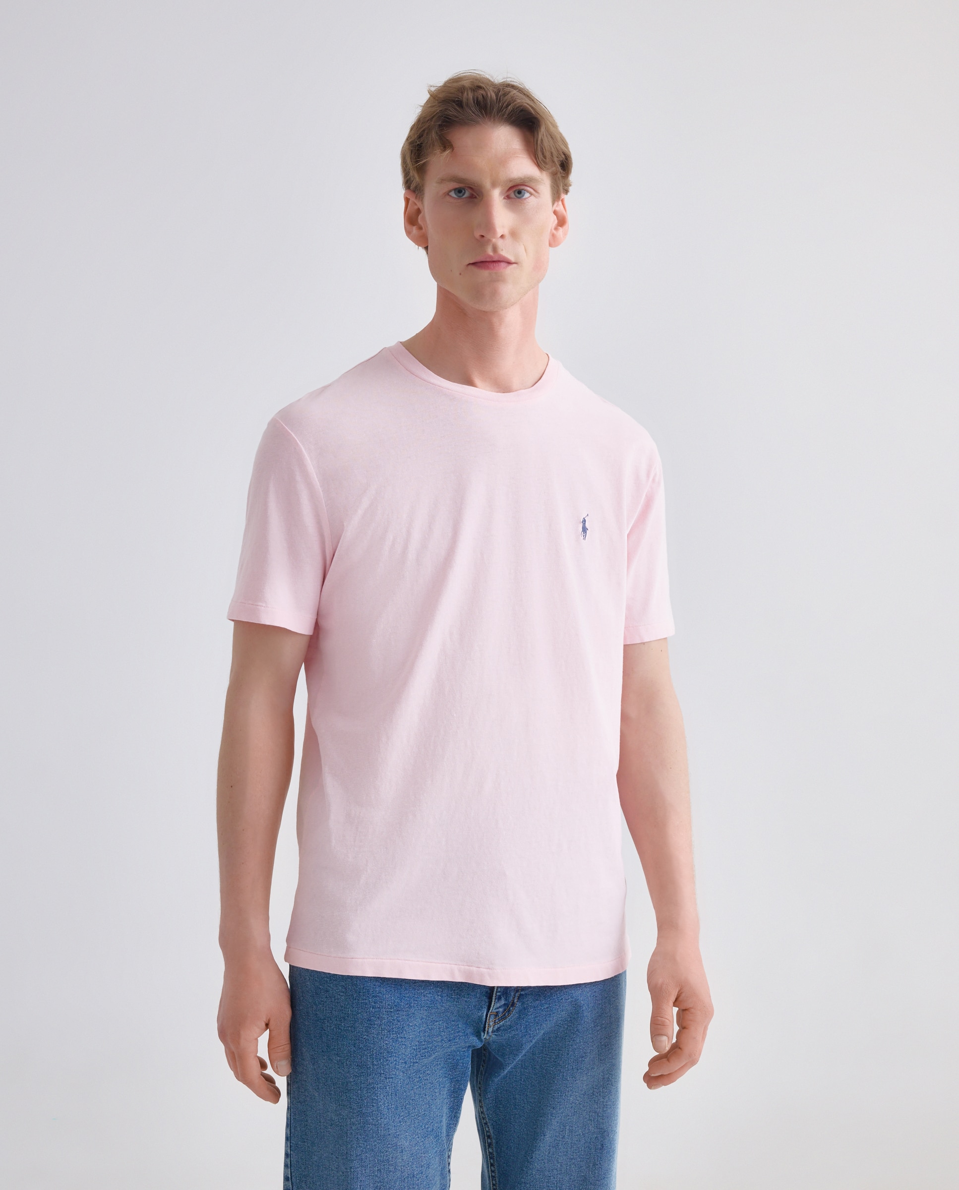 Imagem 0 de T-shirt de Algodão e Linho com Logótipo
