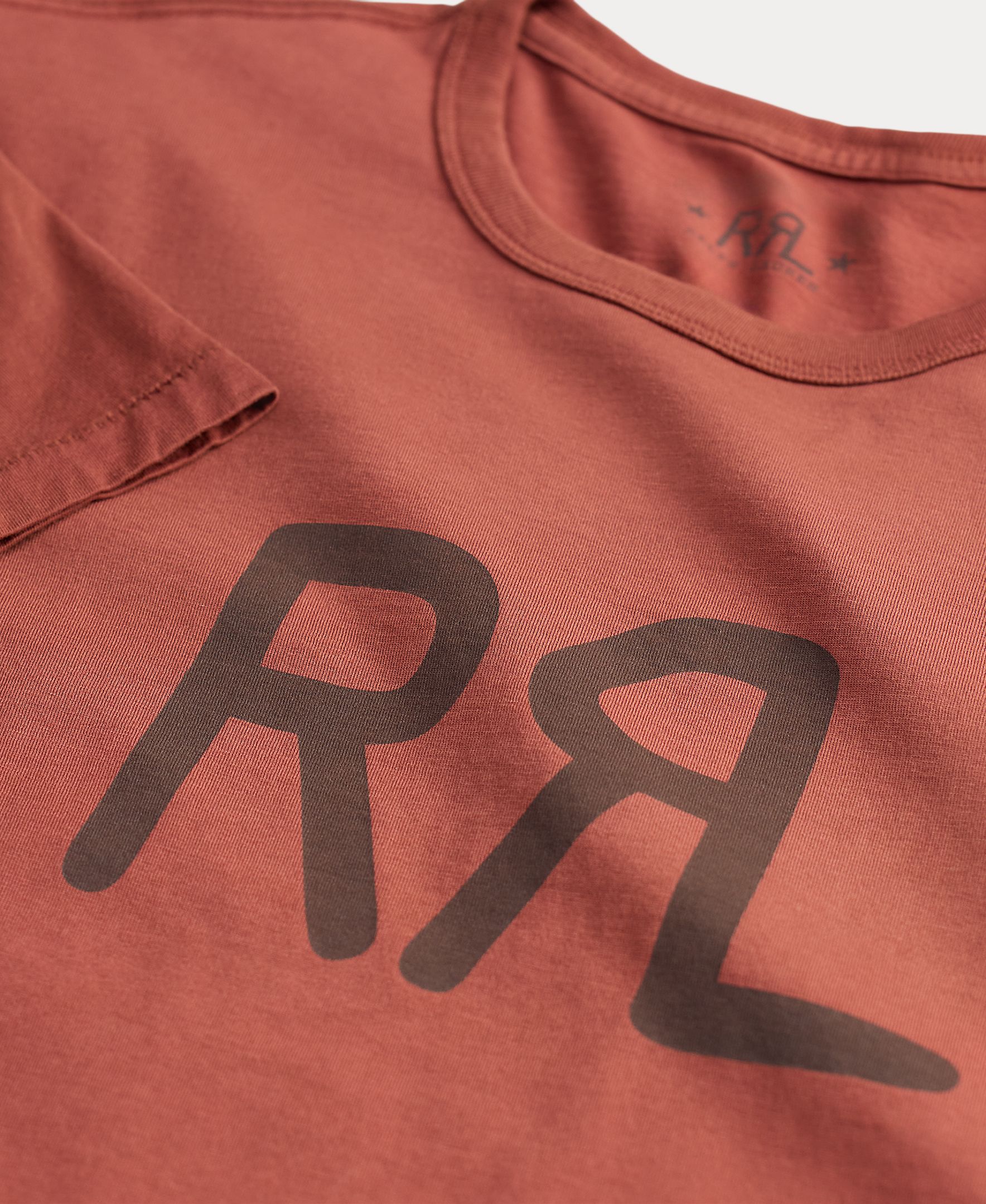 T-shirt Double RL Vermelho-telha-3