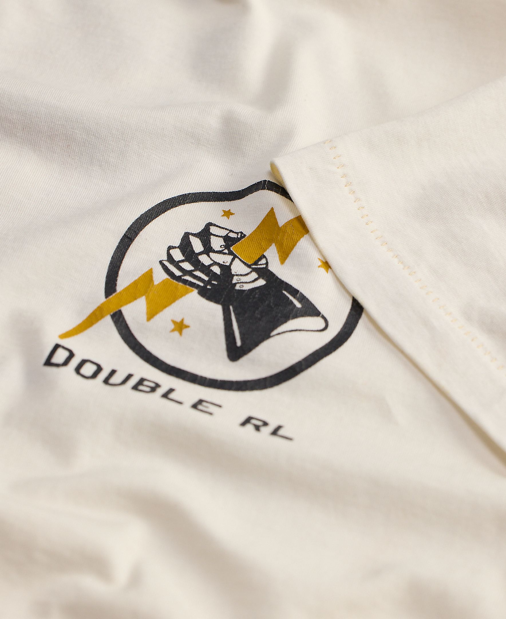 T-shirt de Algodão com Manga Curta Branco-3