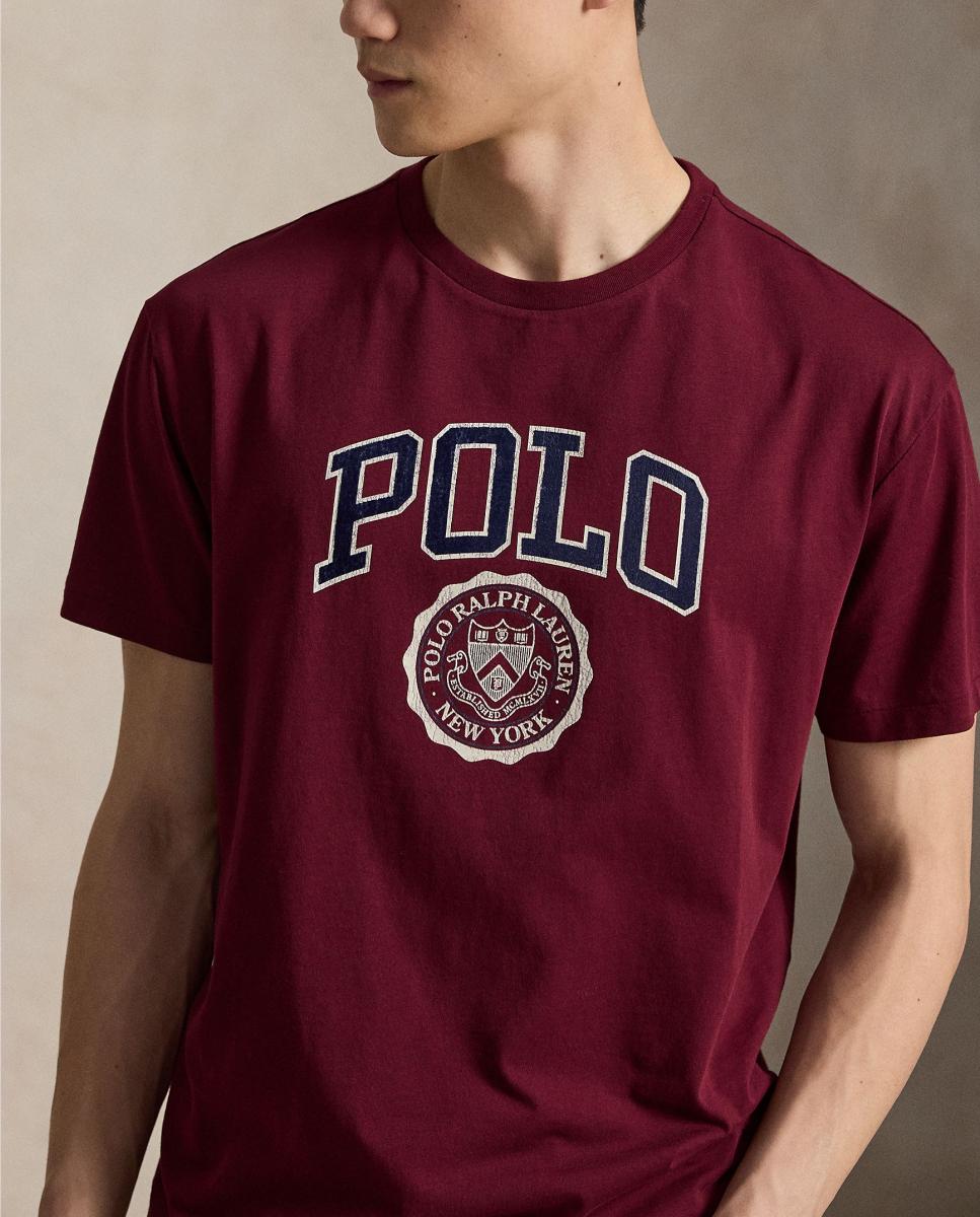 T-shirt de algodão com logótipo Grená-4