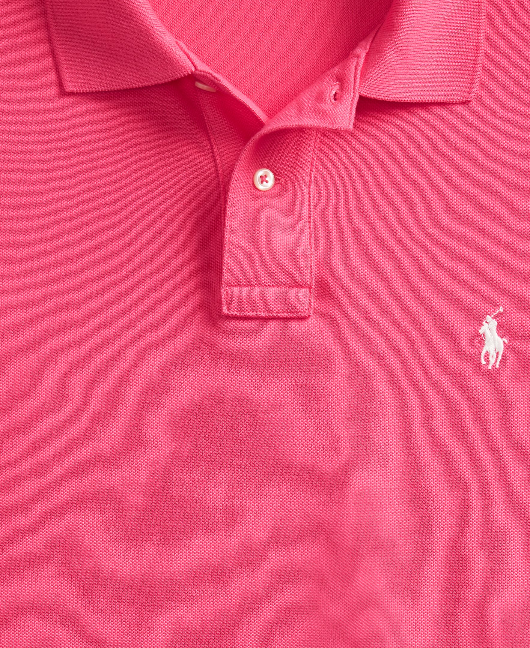 Polo de Piqué Custom Fúcsia-6