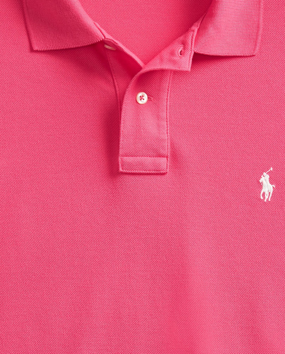 Polo de Piqué Custom Fúcsia-8
