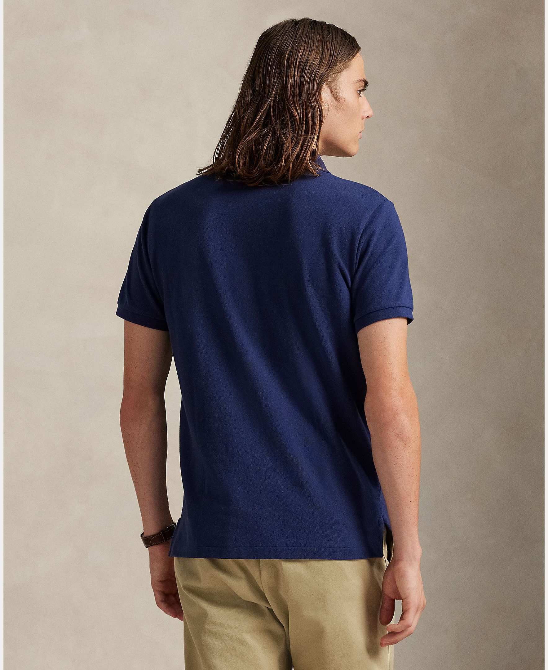 Polo de hombre de piqué Newport/Rojo - Polo Ralph Lauren - Azul marino Azul marino-3