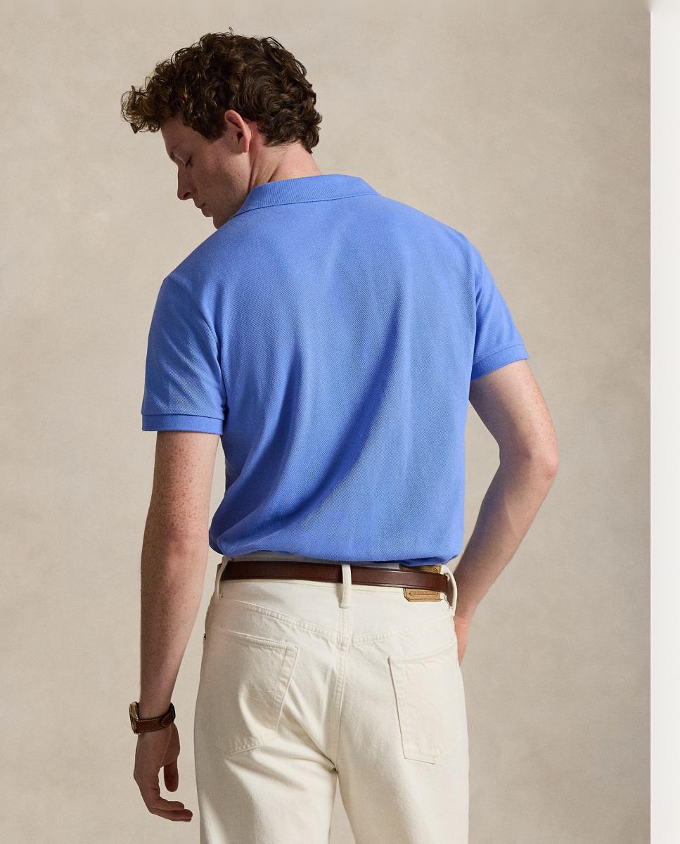 Polo de hombre de piqué marino Newport/Rojo - Polo Ralph Lauren - Azul Azul-3