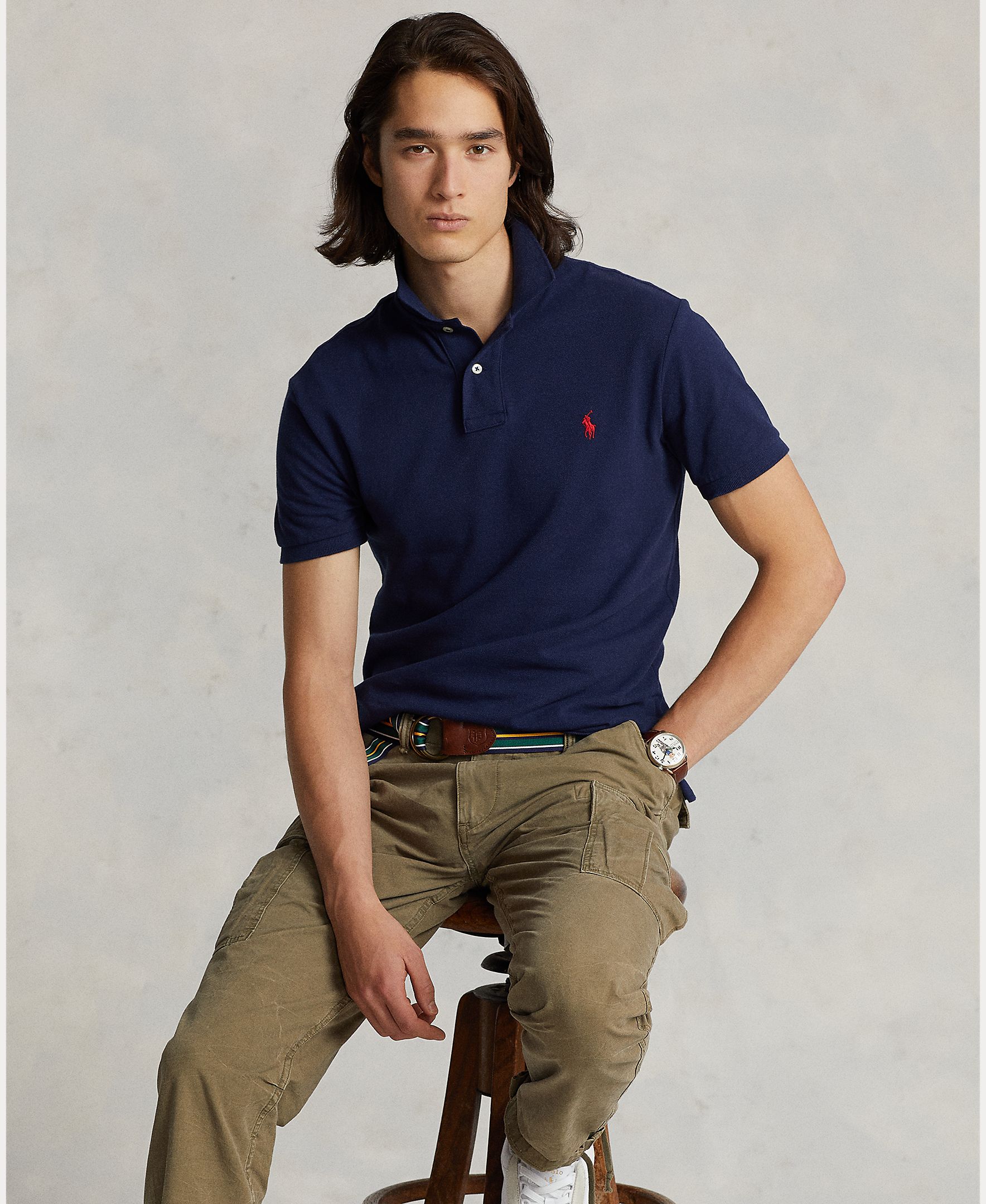 Polo Ralph Lauren - Polo de hombre de piqué Slim fit.