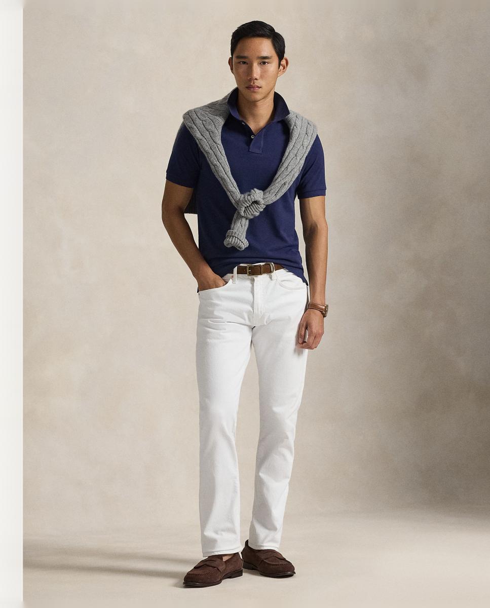 Polo de piqué Slim Fit de hombre Dosel Oliva - Polo Ralph Lauren - Azul marino Azul marino-7