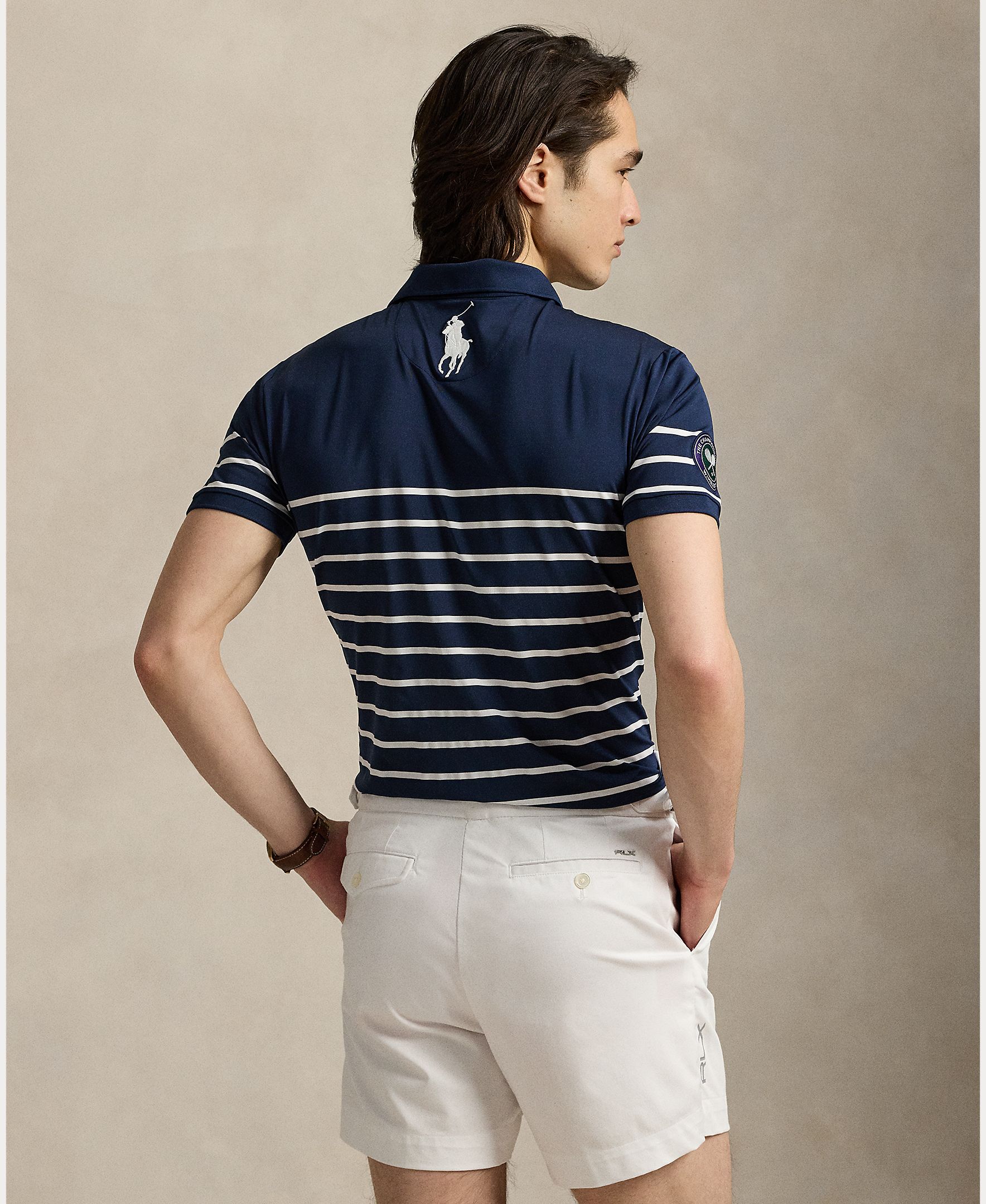 Polo Wimbledon Slim Fit Azul-marinho-3