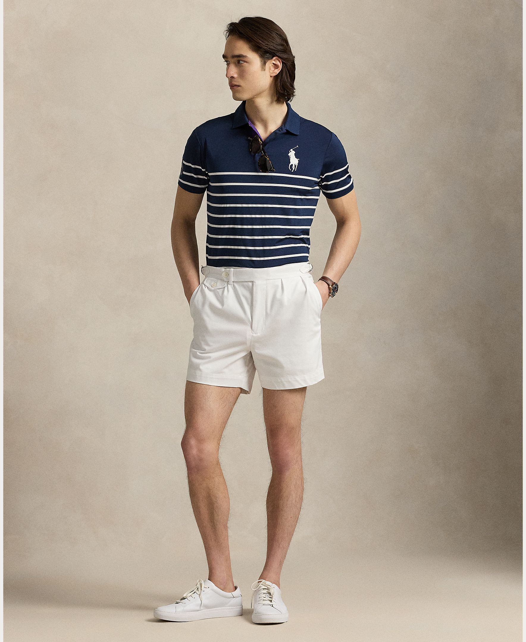 Polo Wimbledon Slim Fit Azul-marinho-7