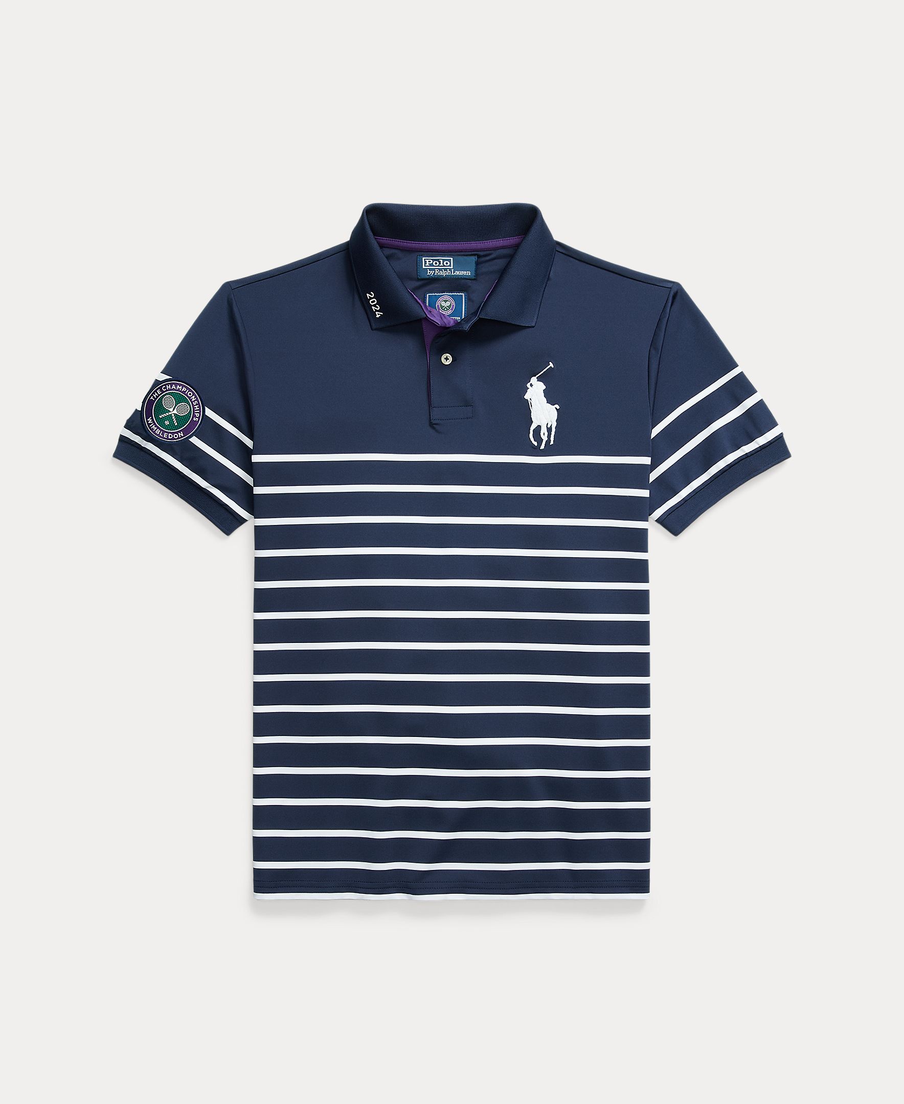 Polo Wimbledon Slim Fit Azul-marinho-6