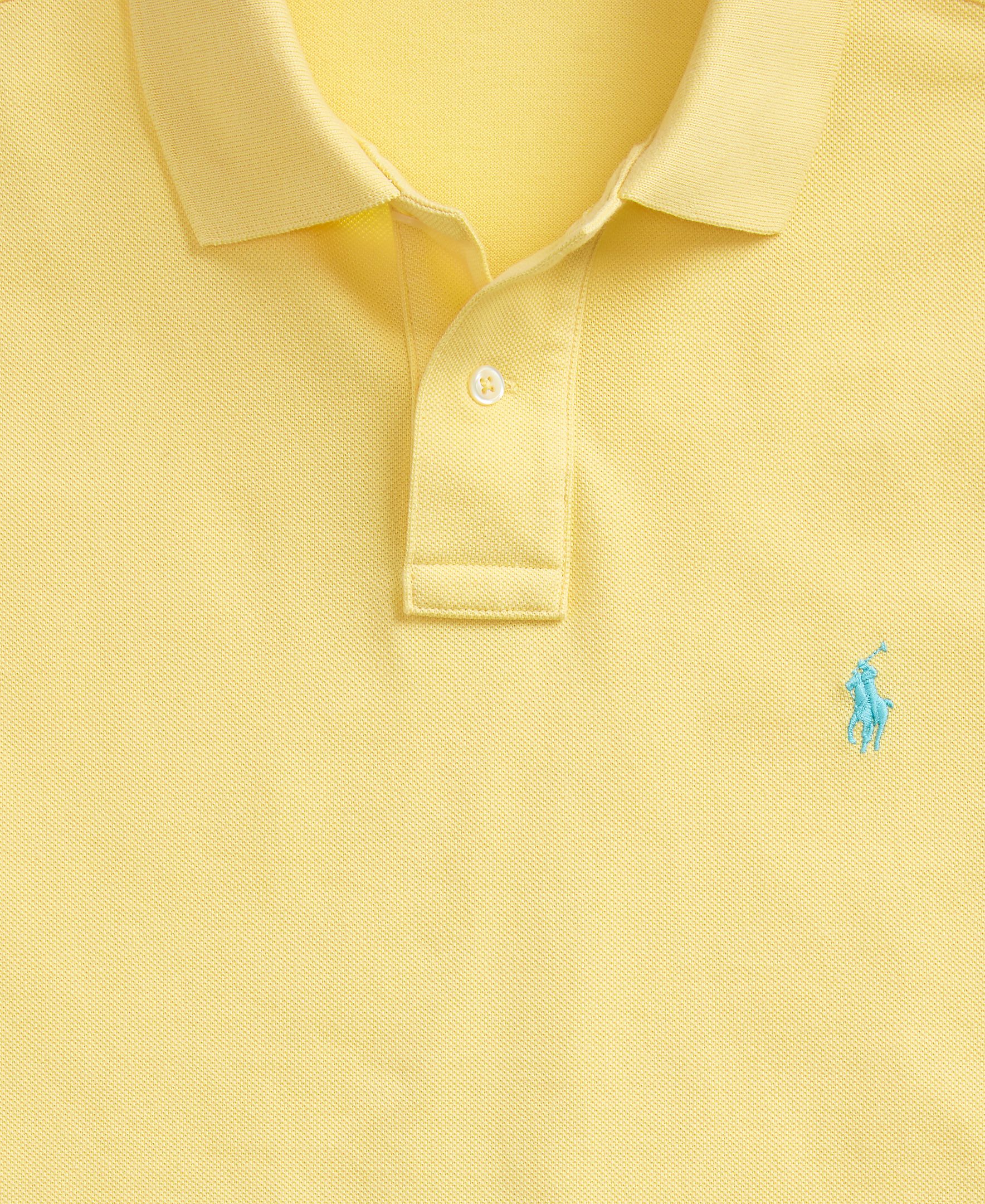 Polo de Piqué Custom Amarelo-5