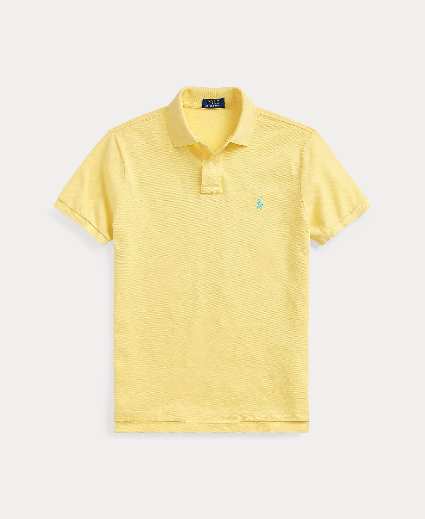 Polo de Piqué Custom Amarelo-6