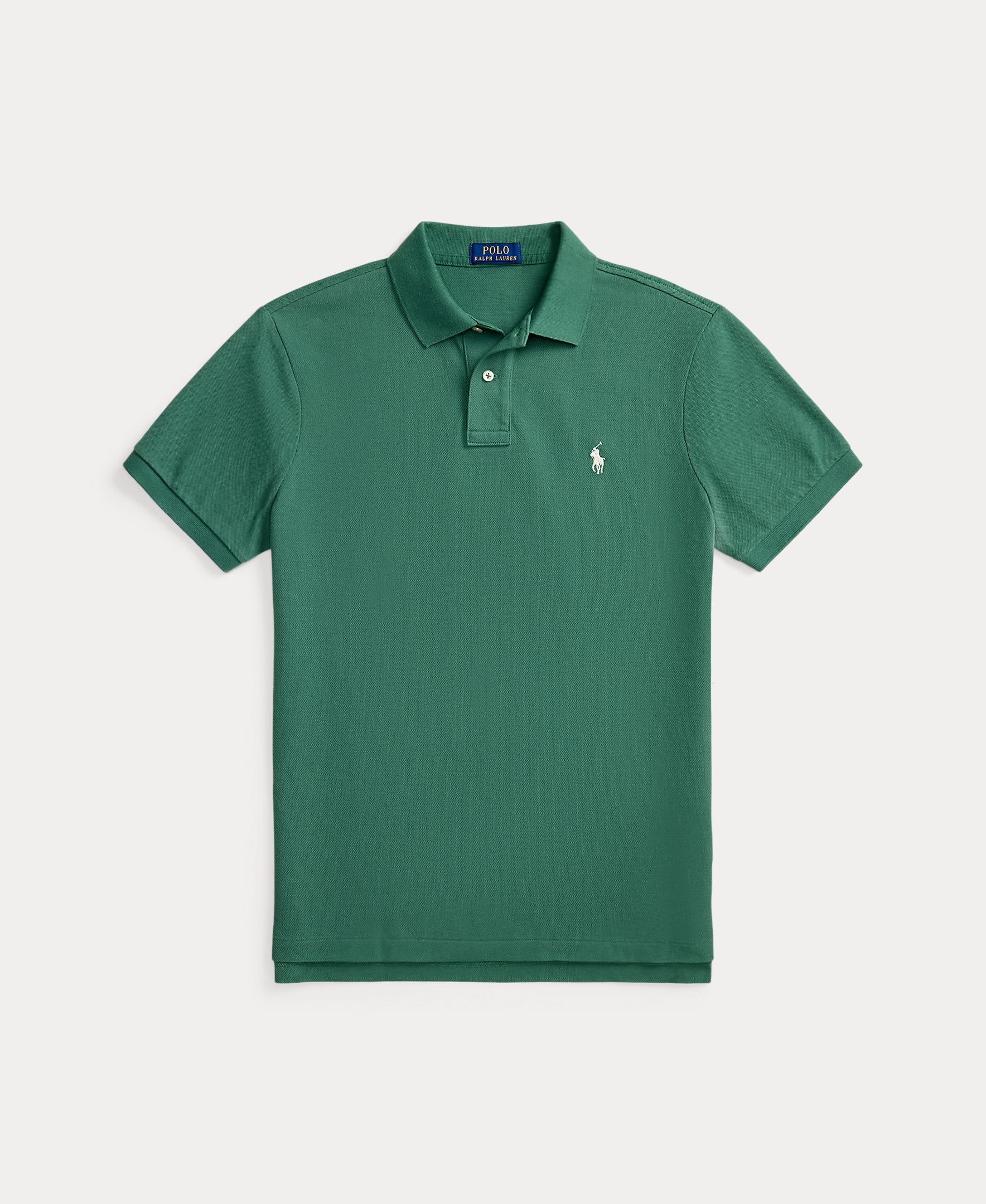 Polo Piqué Regular Fit Verde Jade-5