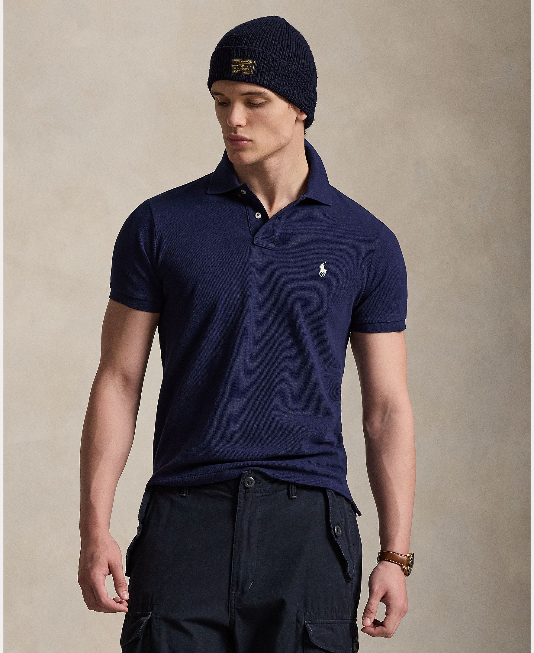 Imagen 0 de Camiseta de hombre azul marino Newport/crema PP Azul marino