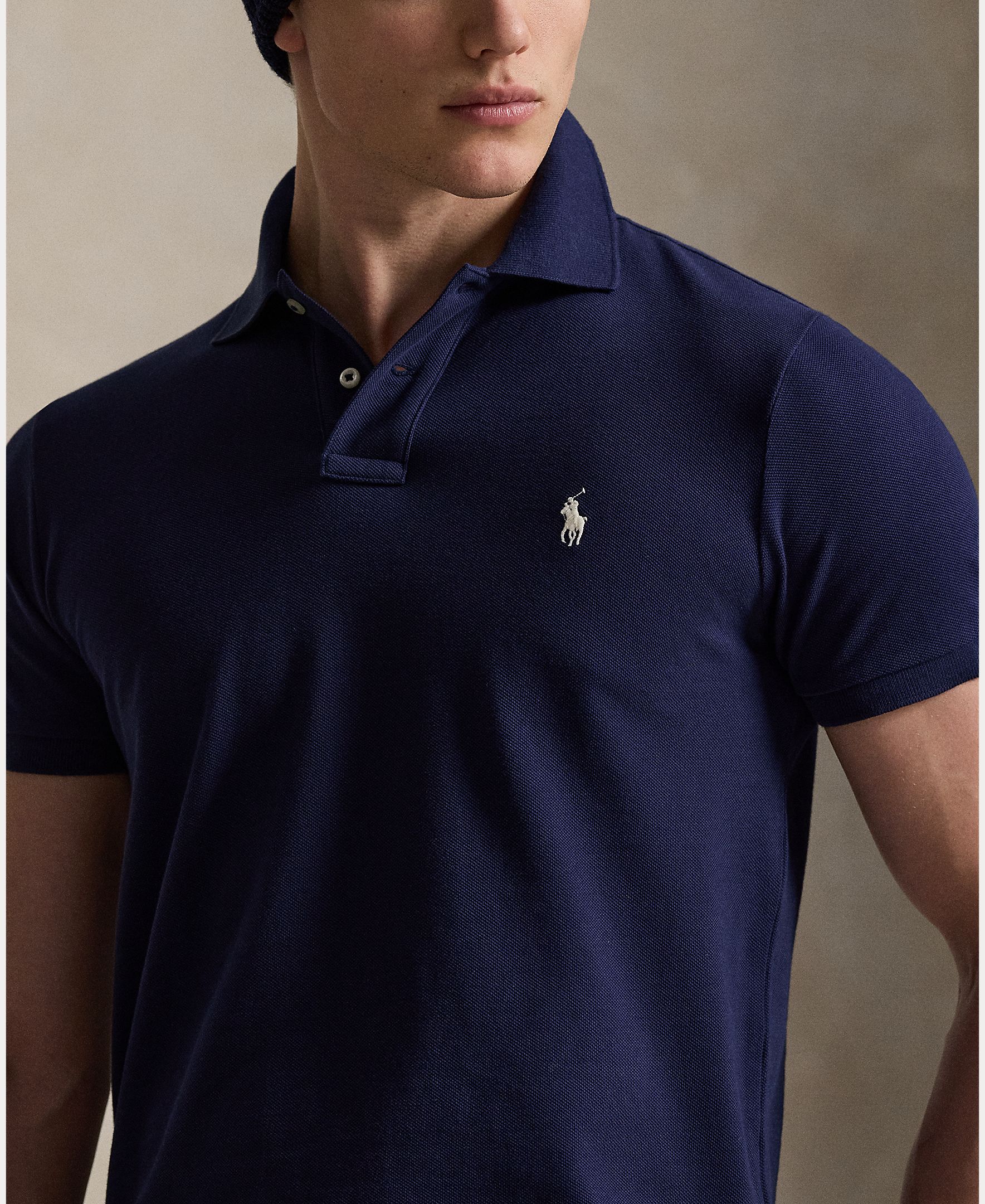 Camiseta de hombre Newport/crema PP - Polo Ralph Lauren - Azul marino Azul marino-4