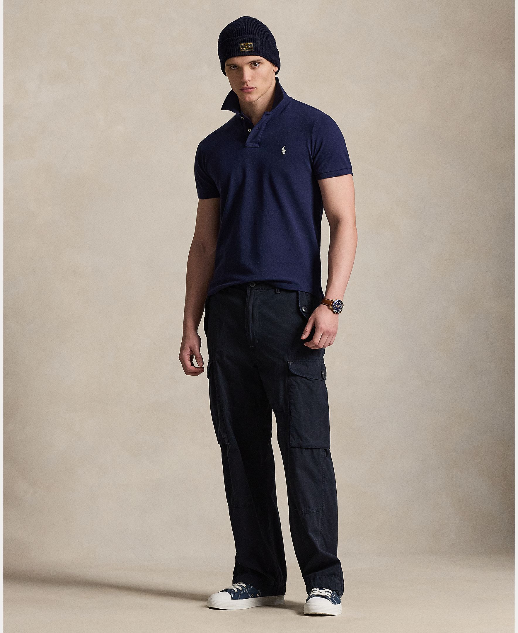 Camiseta de hombre Newport/crema PP - Polo Ralph Lauren - Azul marino Azul marino-6