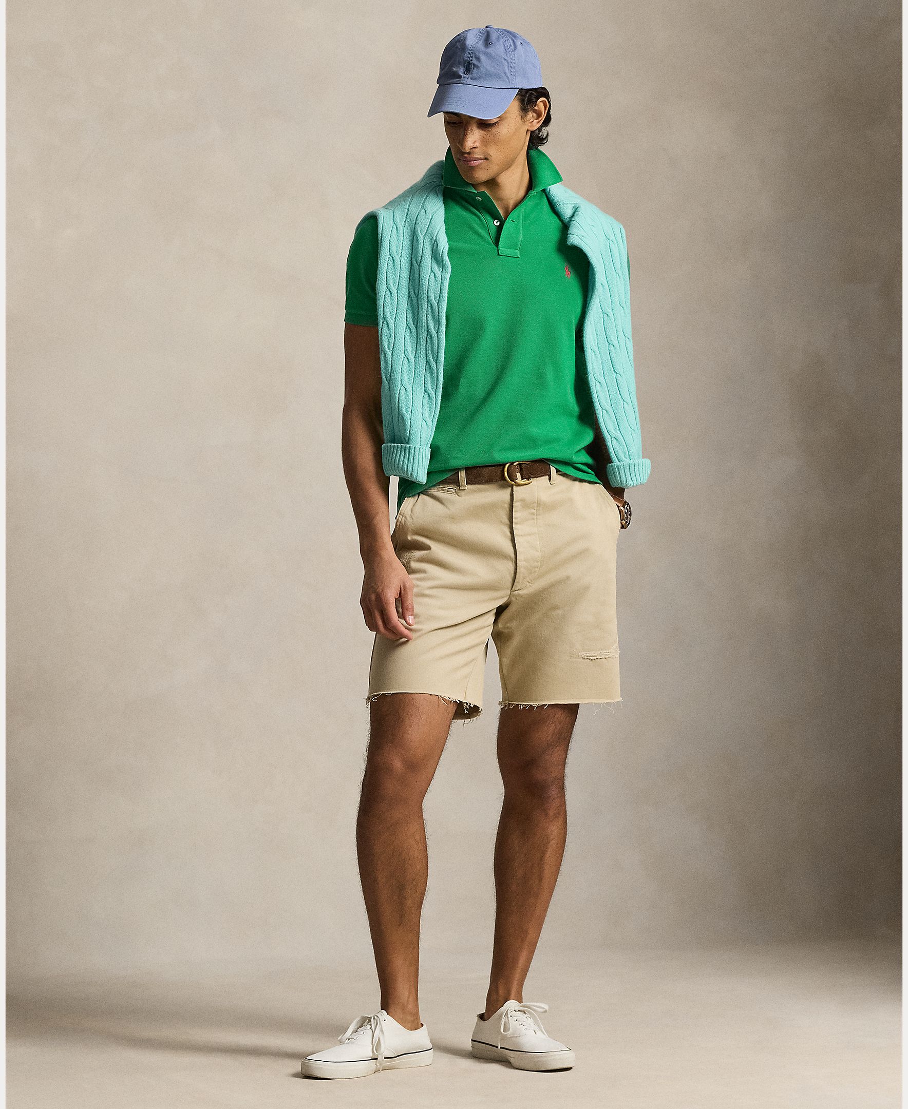 Polo Piqué Regular Fit Verde Pinheiro-6