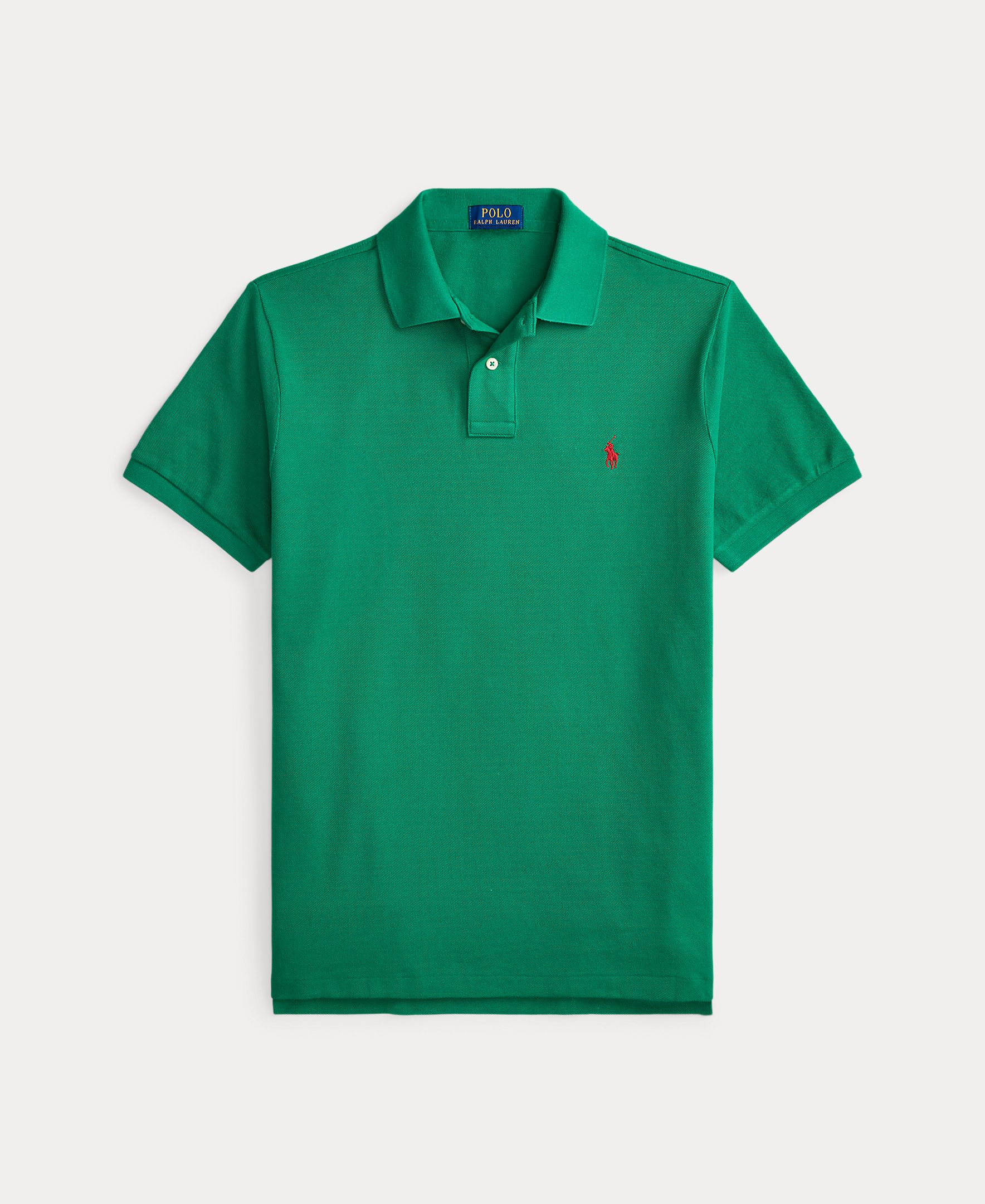 Polo Piqué Regular Fit Verde Pinheiro-5