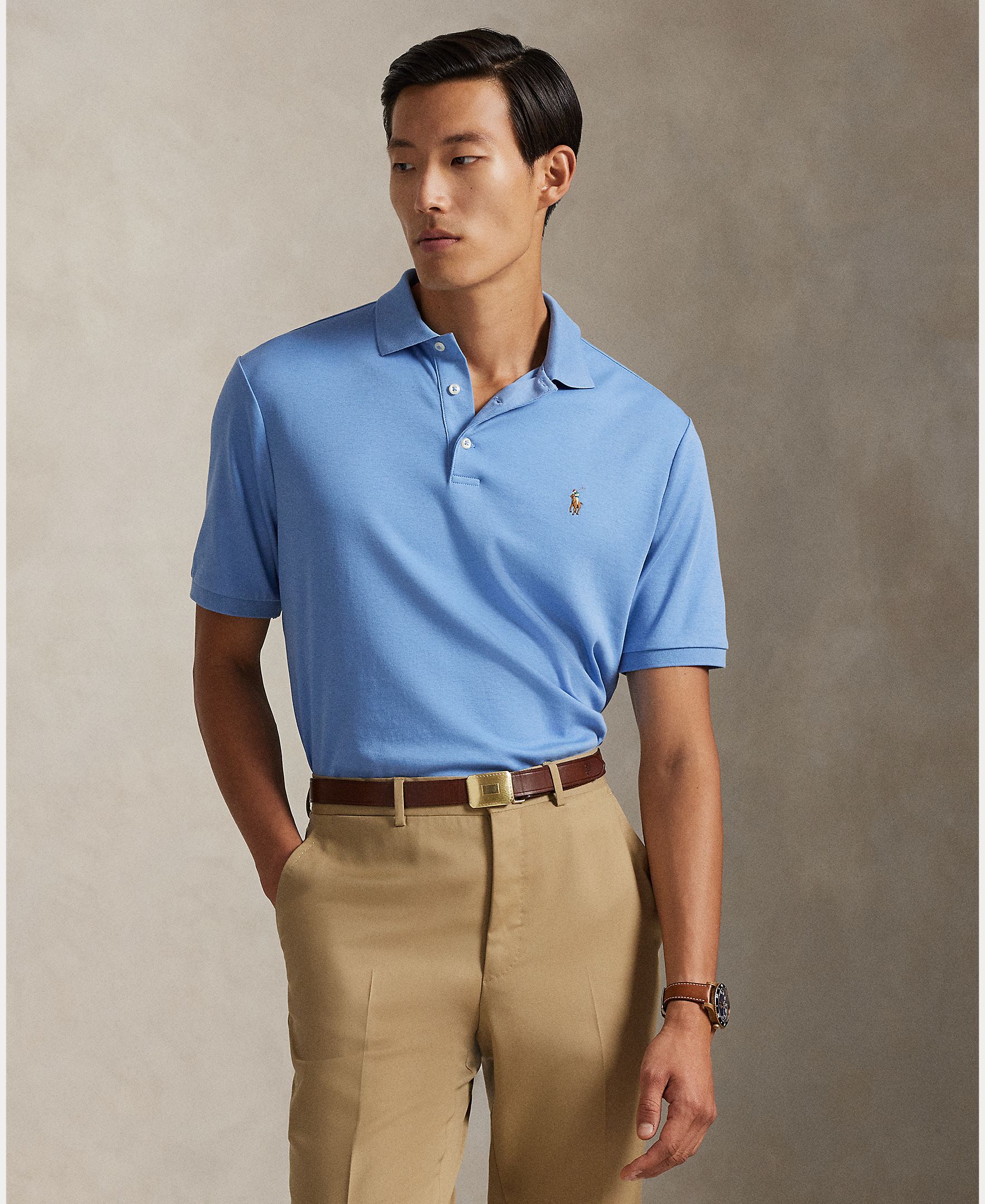 Imagem 0 de Polo de Algodão Interlock Regular Fit
