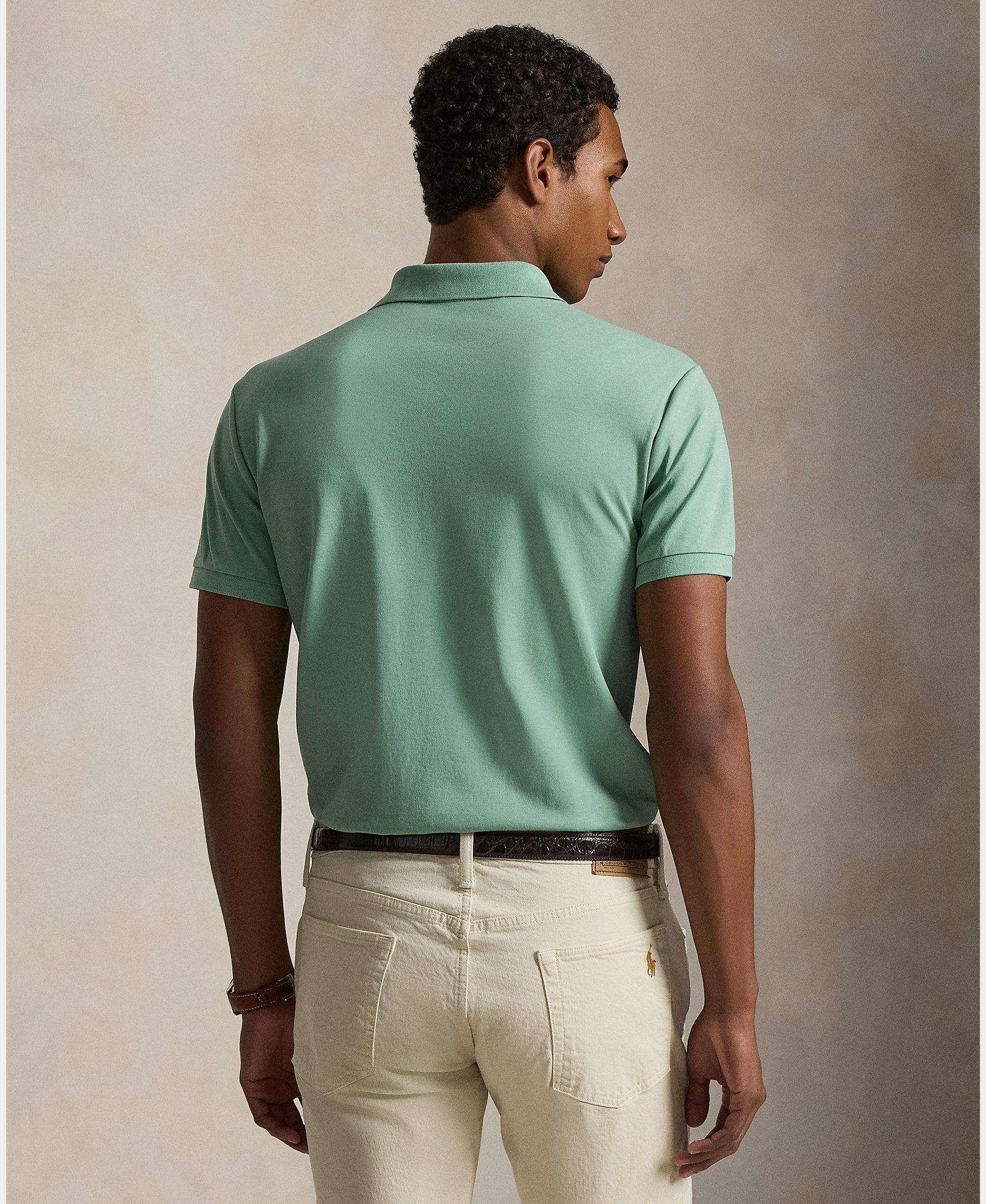 Polo de Algodão Pima Regular fit Verde-menta-3