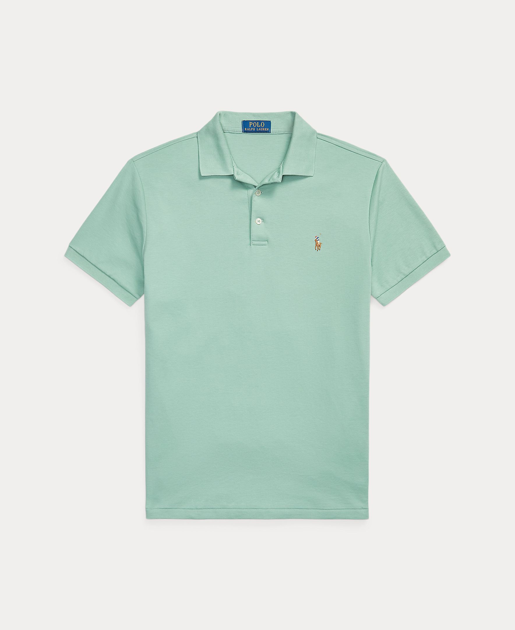 Polo de Algodão Pima Regular fit Verde-menta-6