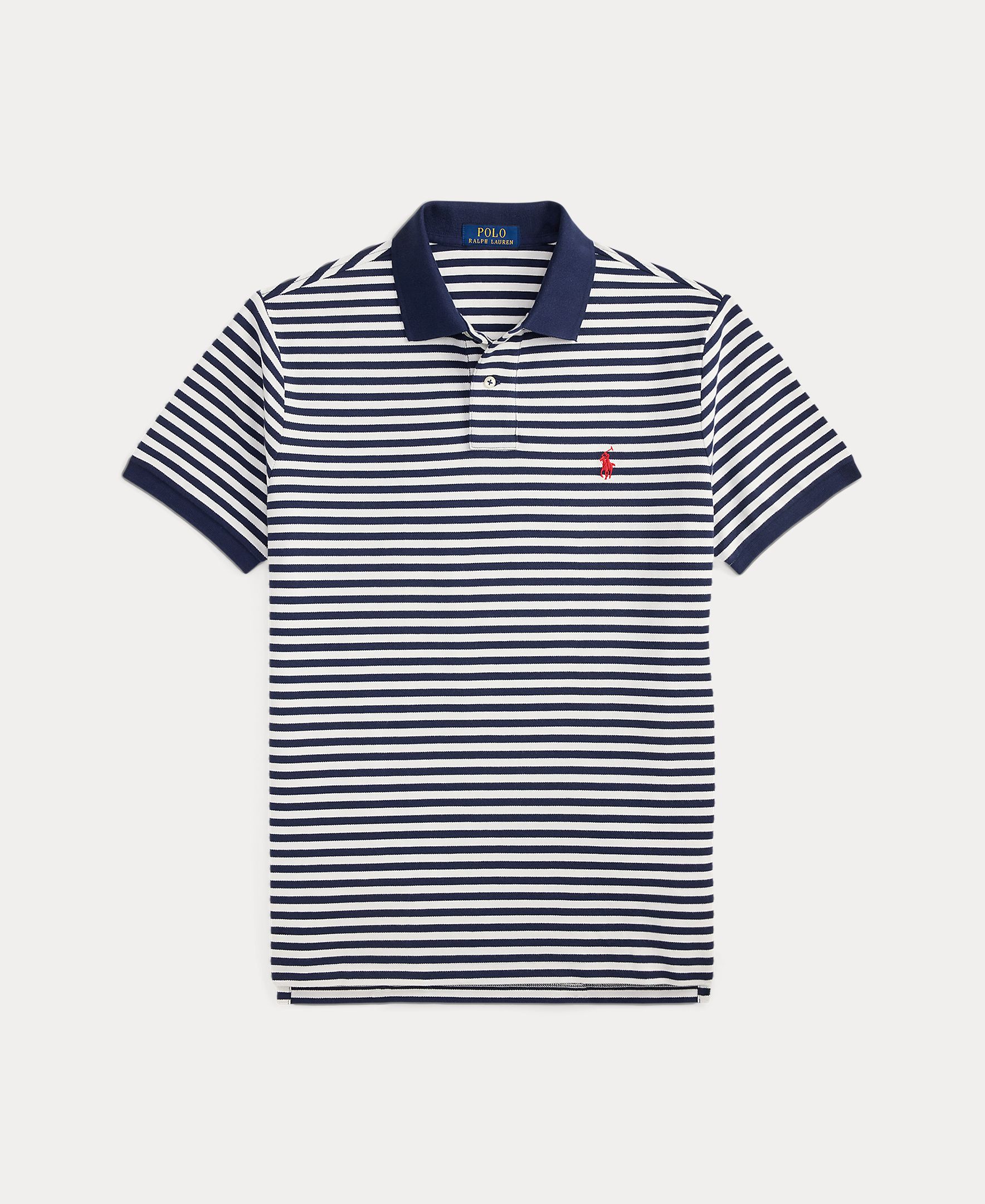 Polo Piqué Custom Slim Fit Multicolor-5