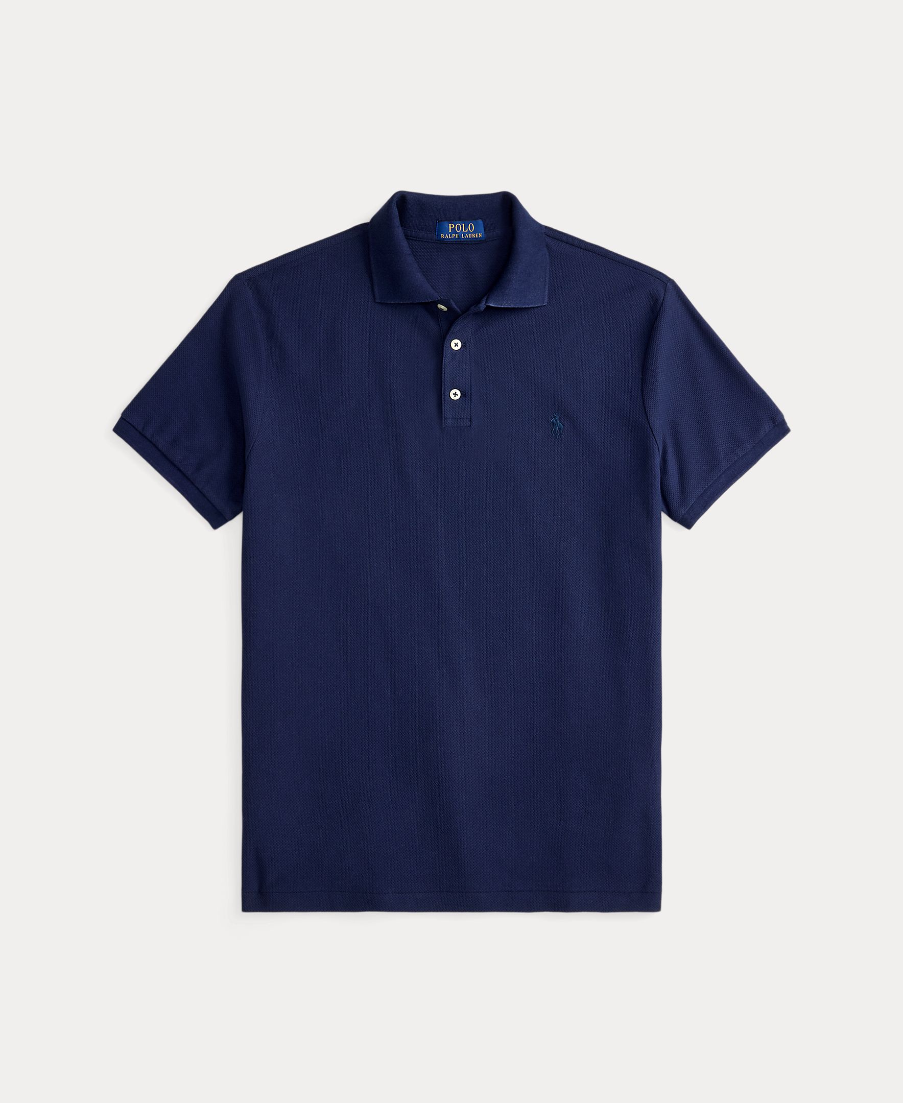 Polo de Piqué com Cavalo Azul-marinho-5