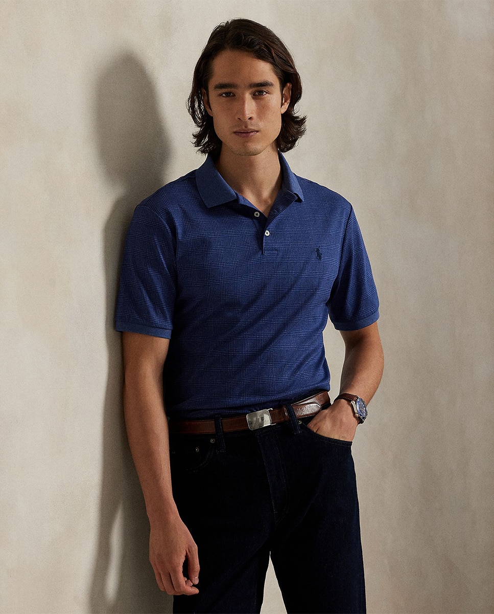 Imagem 0 de Polo de Algodão Suave Custom Slim Fit