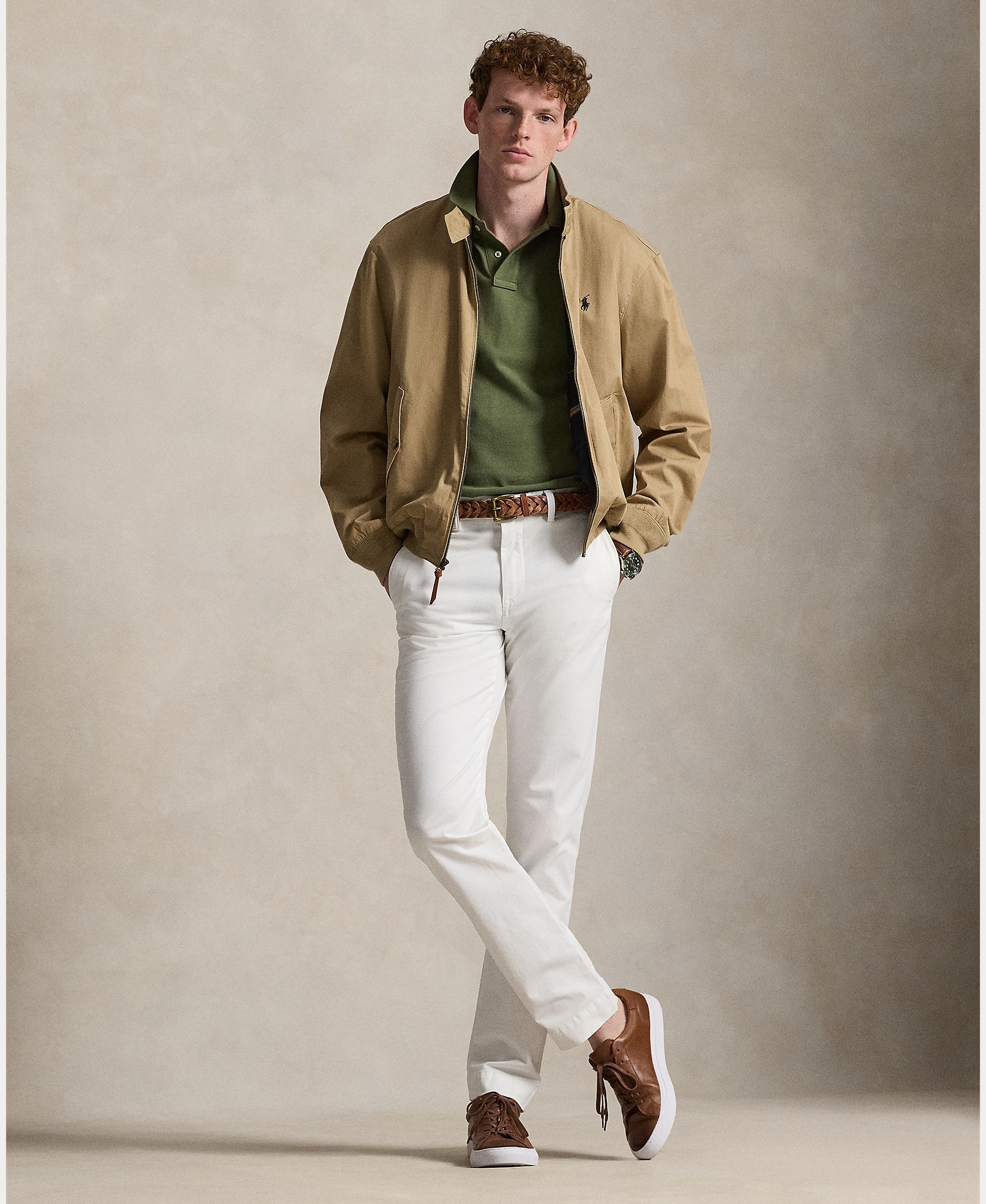 Polo de hombre de piqué Regular fit Verde Oliva Polo Ralph Lauren