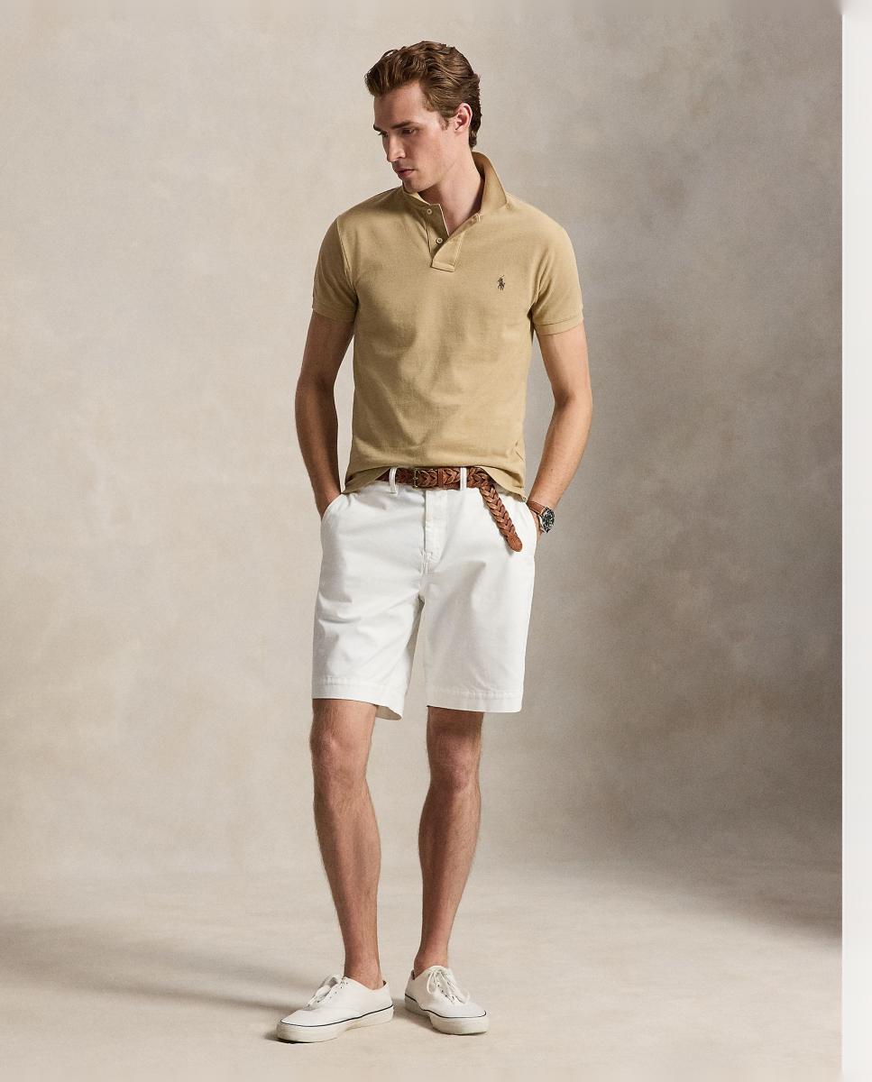 Polo de hombre Slim Fit Vintage Caqui Polo Ralph Lauren - Camel Camel-7