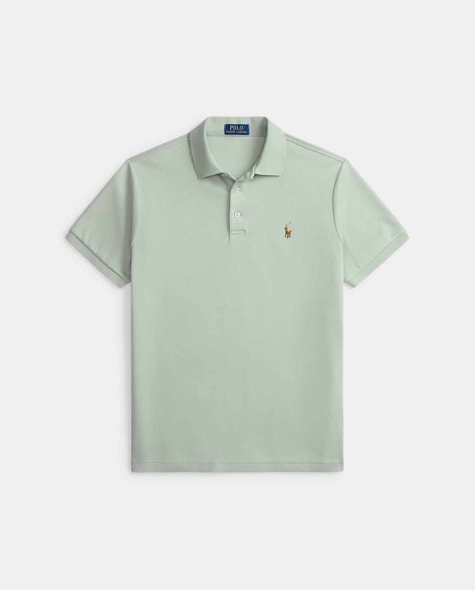 Camiseta de hombre de algodón suave - Polo Ralph Lauren - Verde claro Verde claro-6