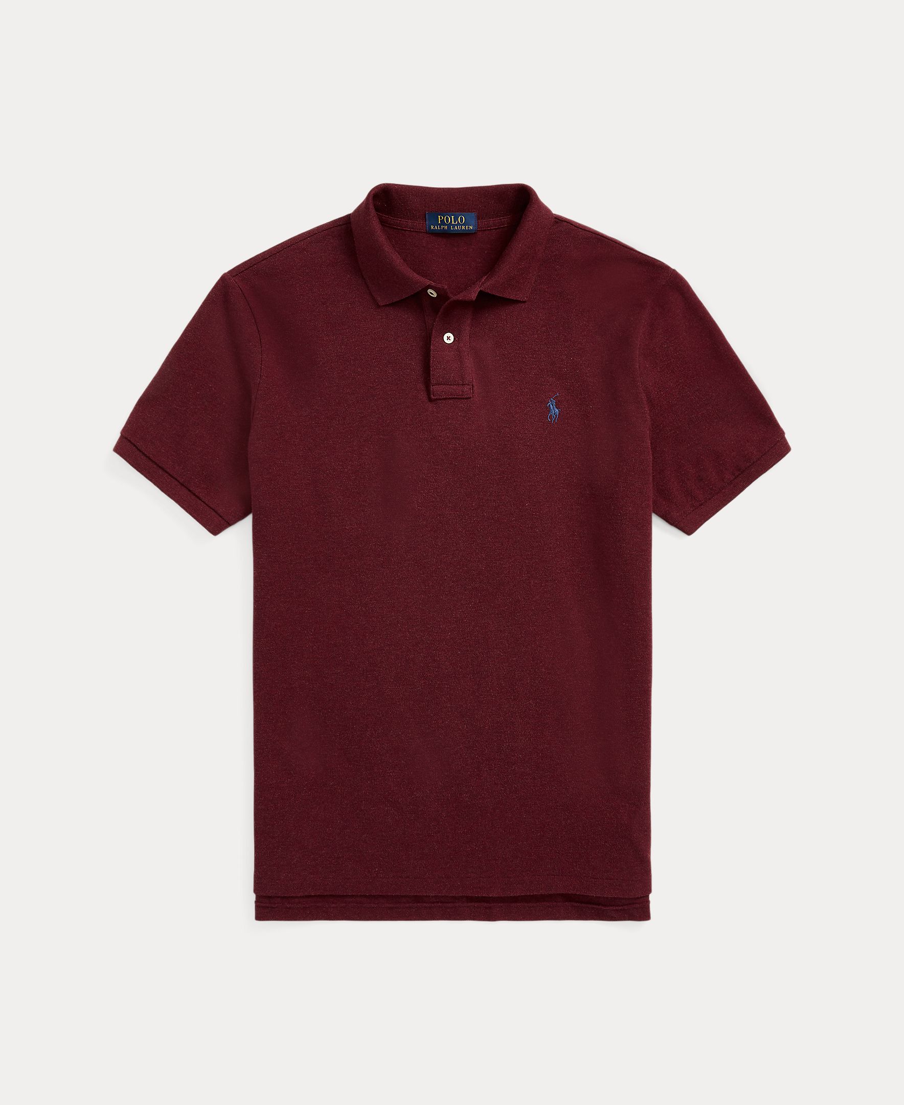 Polo Regular Fit de Algodão Grená-5