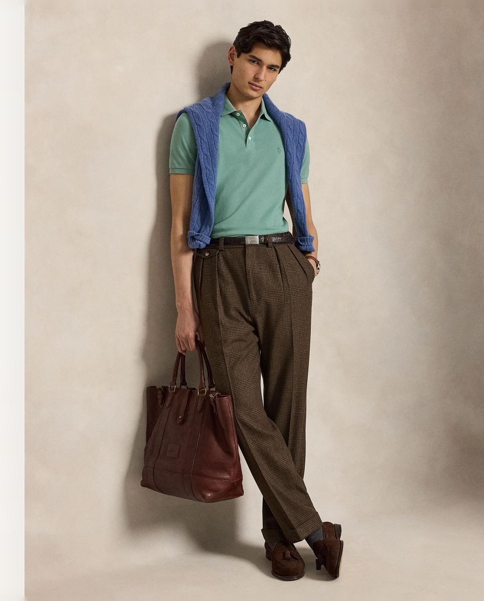 Polo de hombre elástico Custom Slim Fit Verde - Polo Ralph Lauren - Verde metal Verde metal-6