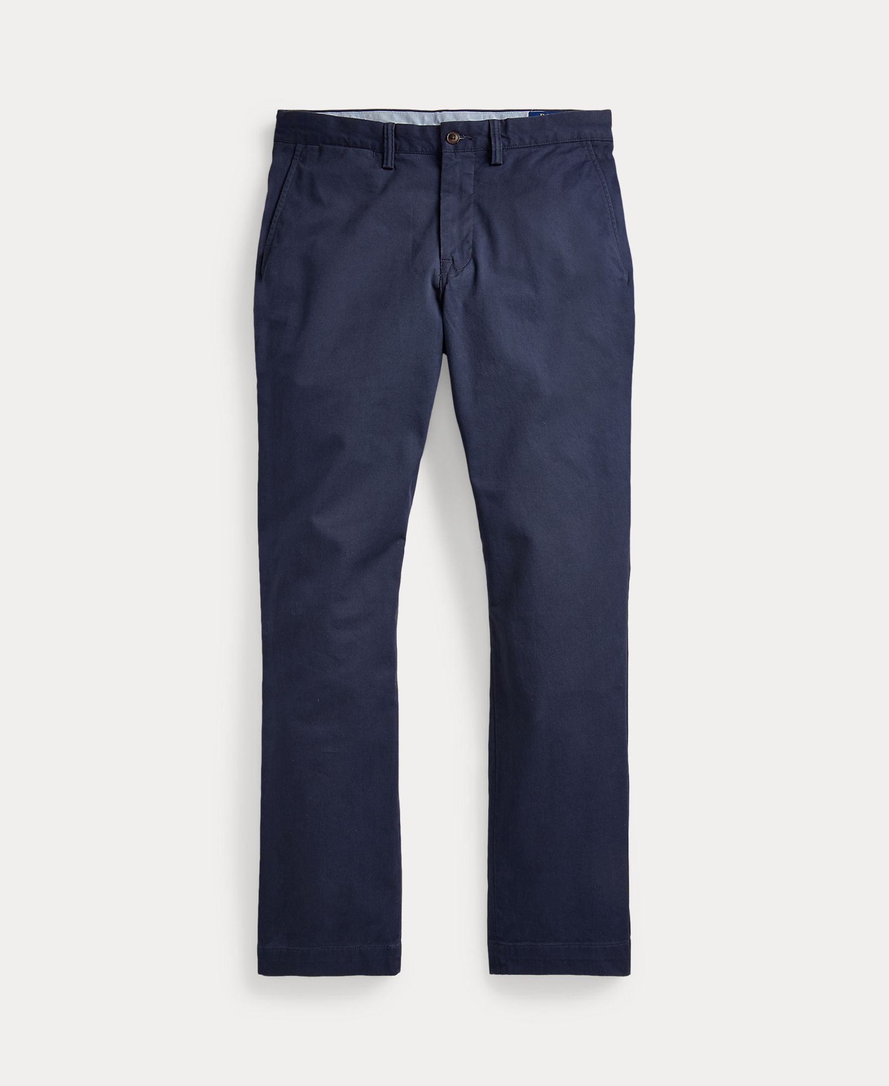 Calças Chino Classic Fit Tamanhos Grandes e em Algodão Azul-marinho-6