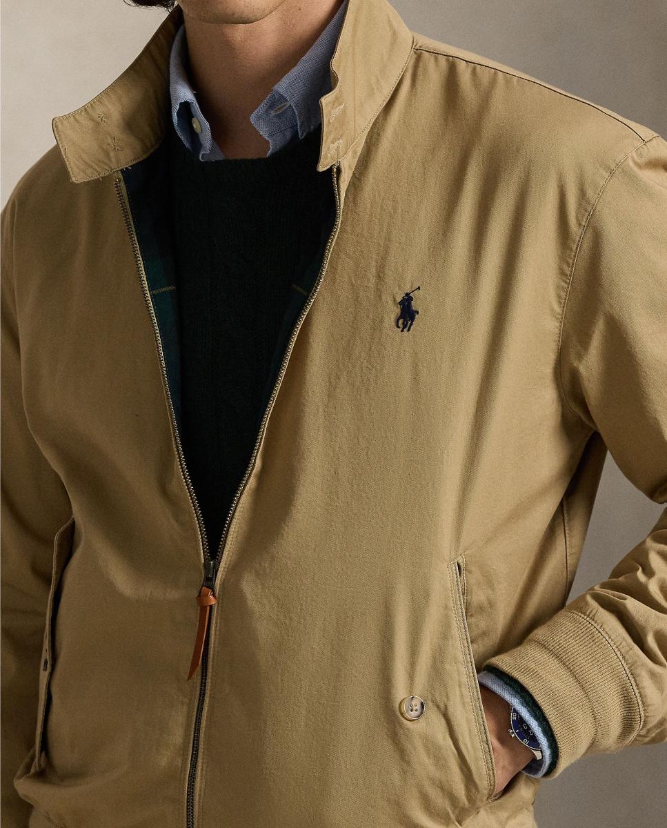 Chaqueta de hombre Bedford de sarga Azul marino - Polo Ralph Lauren - Beige Beige-5