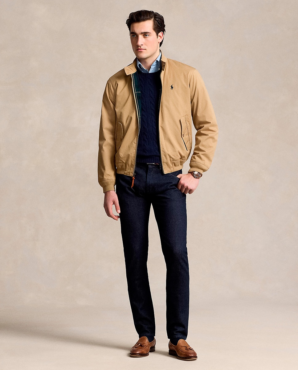 Chaqueta de hombre Bedford de sarga Azul marino - Polo Ralph Lauren - Beige Beige-8