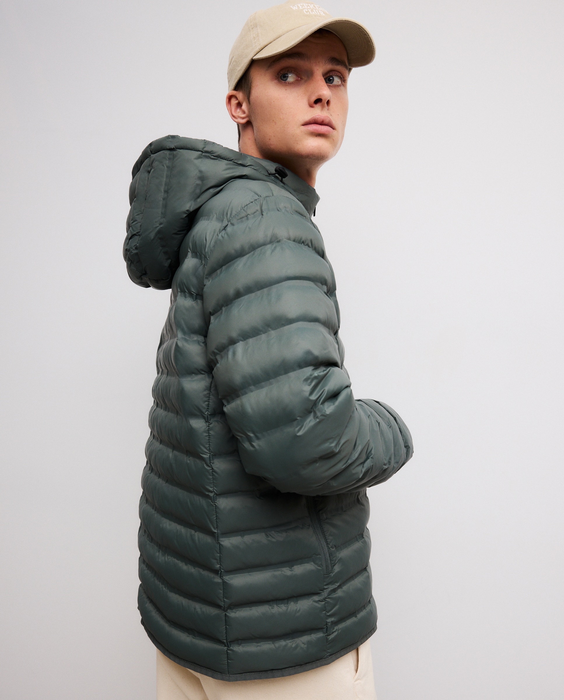 Cazadora plumas light de hombre - Green Coast - 520 Kaki 520 Kaki-5