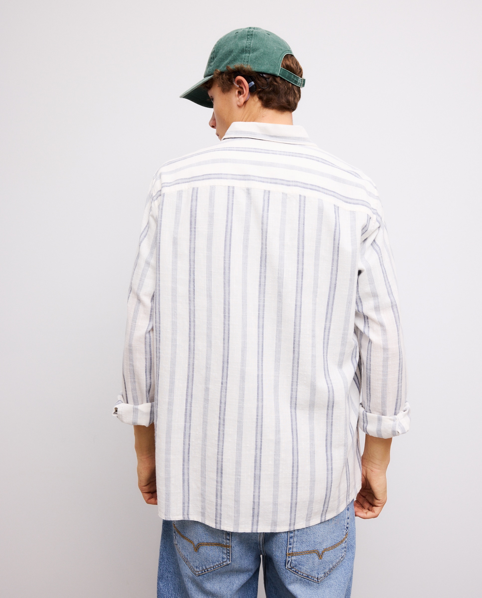 Camisa rayas de hombre - Green Coast - 400 Azul 400 Azul-3