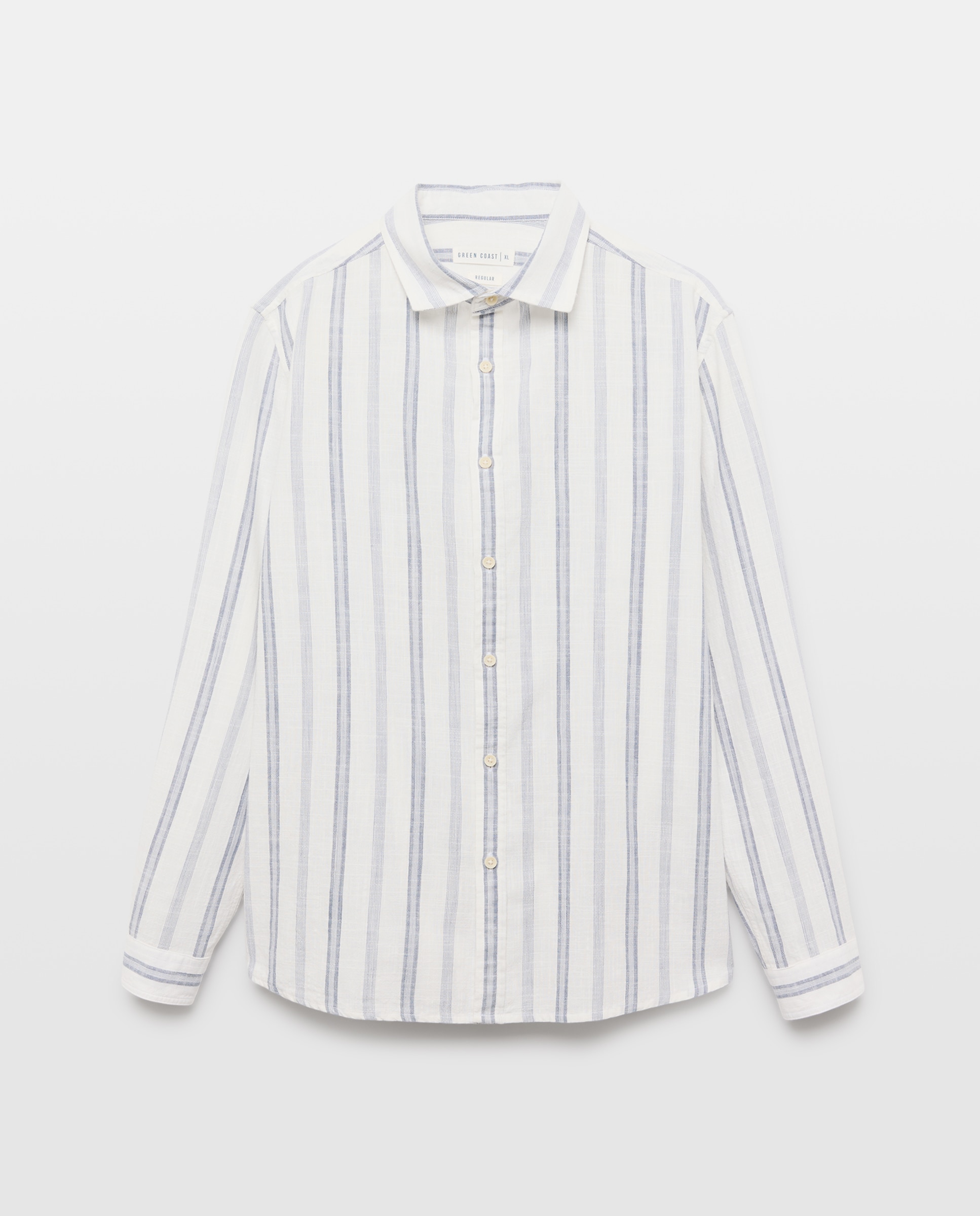Camisa rayas de hombre - Green Coast - 400 Azul 400 Azul-5