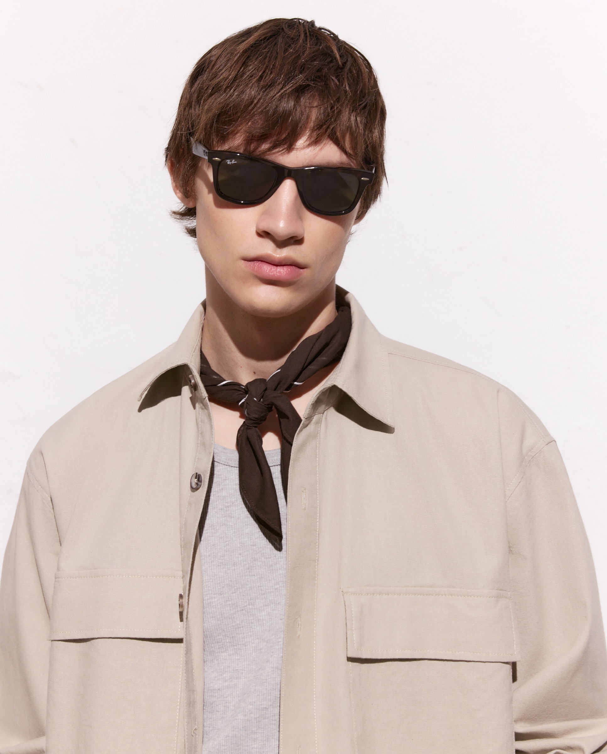 Sobrecamisa Ligeira de Linho 850 Pedra-4