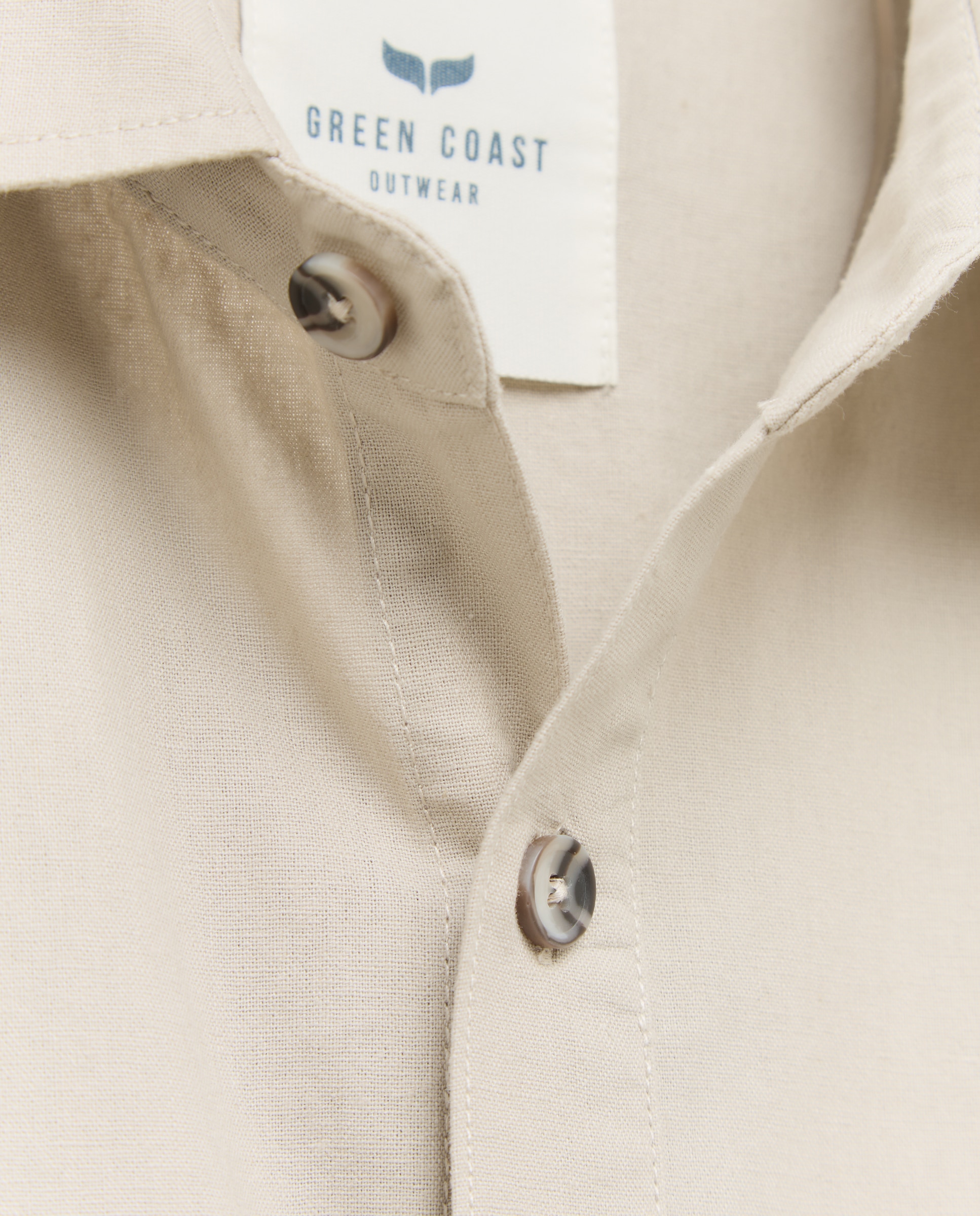 Sobrecamisa Ligeira de Linho 850 Pedra-6