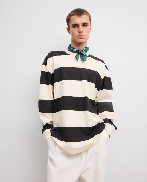 Imagem 0 de Camisola de Manga Comprida com Risca