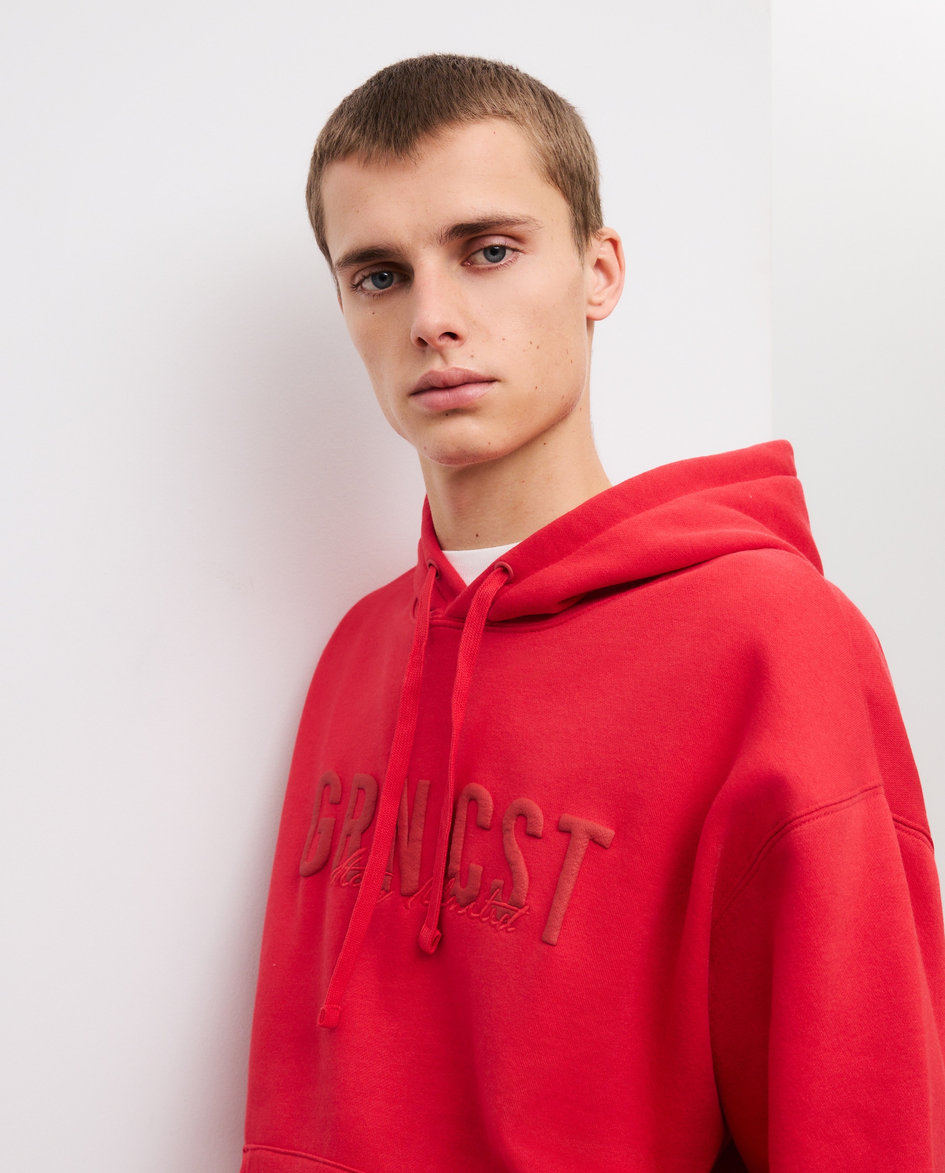 Sweatshirt de homem com capuz 630 Coral-4