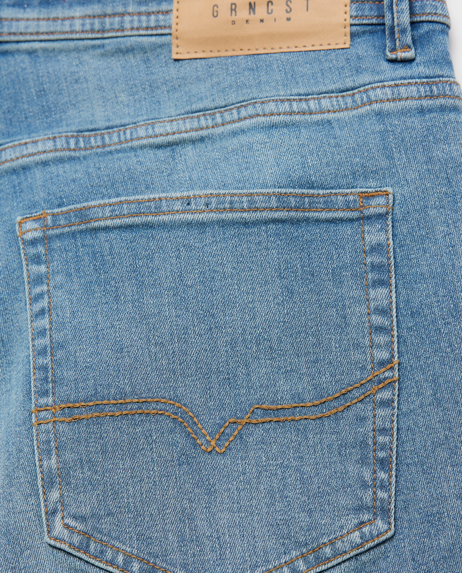 Jeans Slim Azul Suave-5