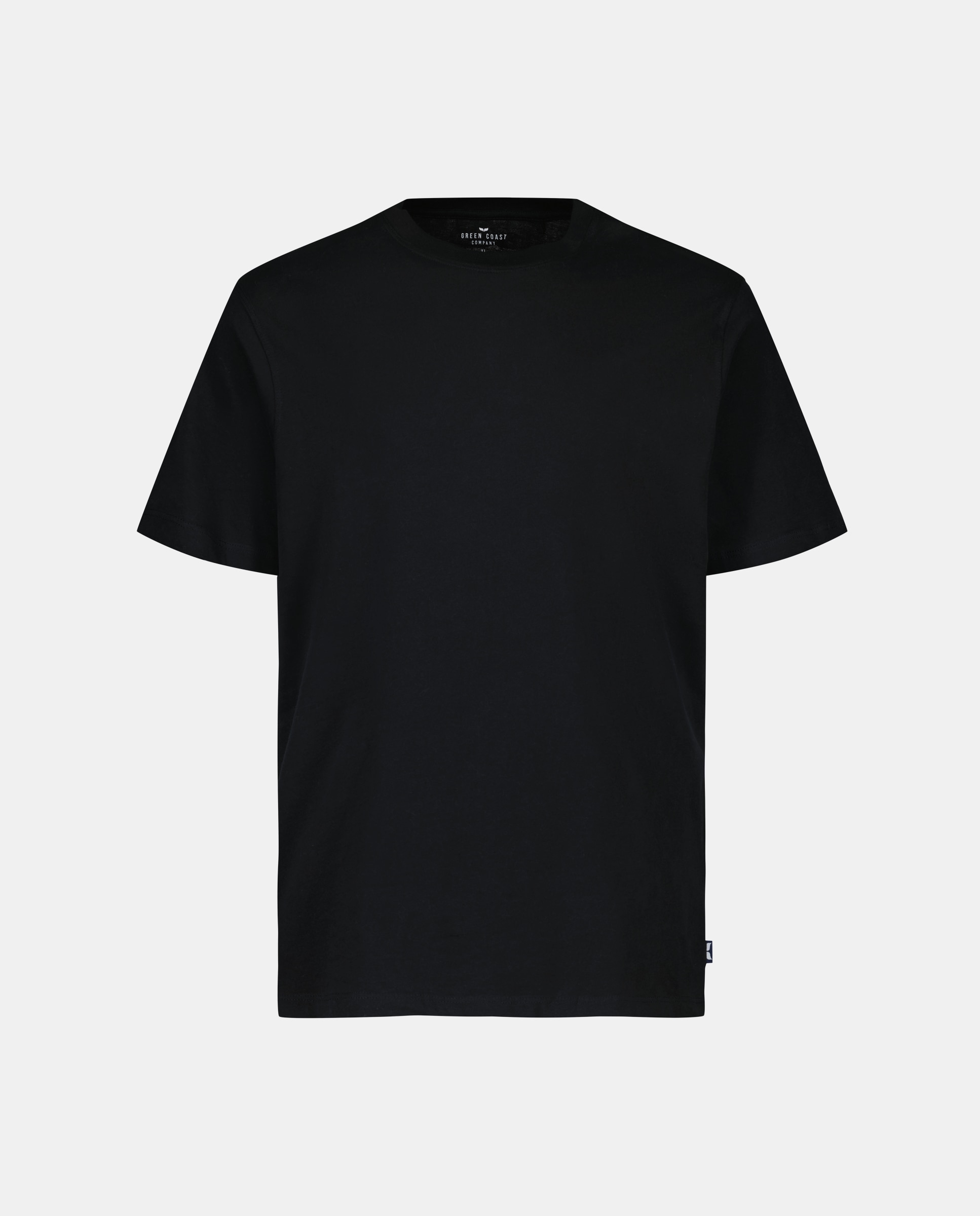 T-shirt de Homem em Algodão com Manga Curta - Preto Preto-4