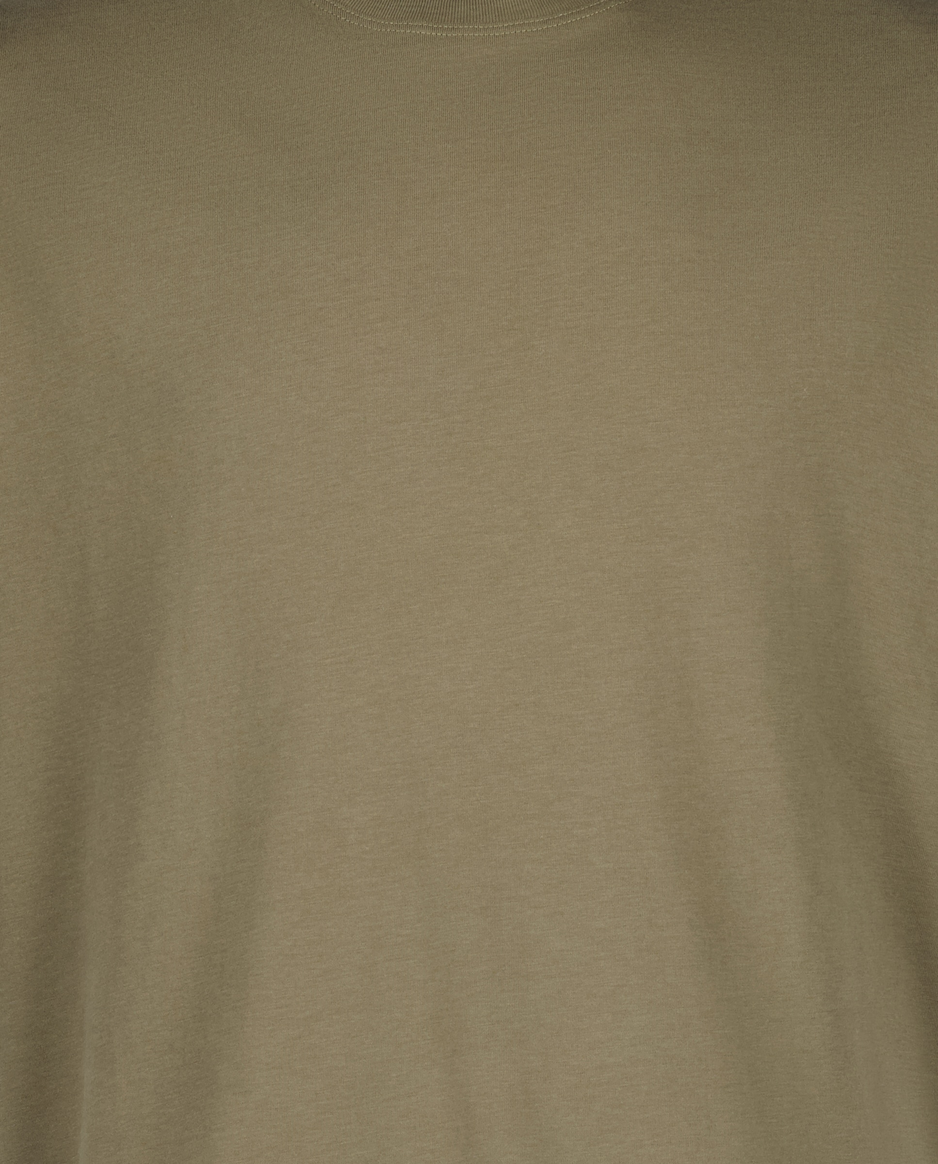 T-shirt de algodão BCI caqui com manga curta Caqui-5