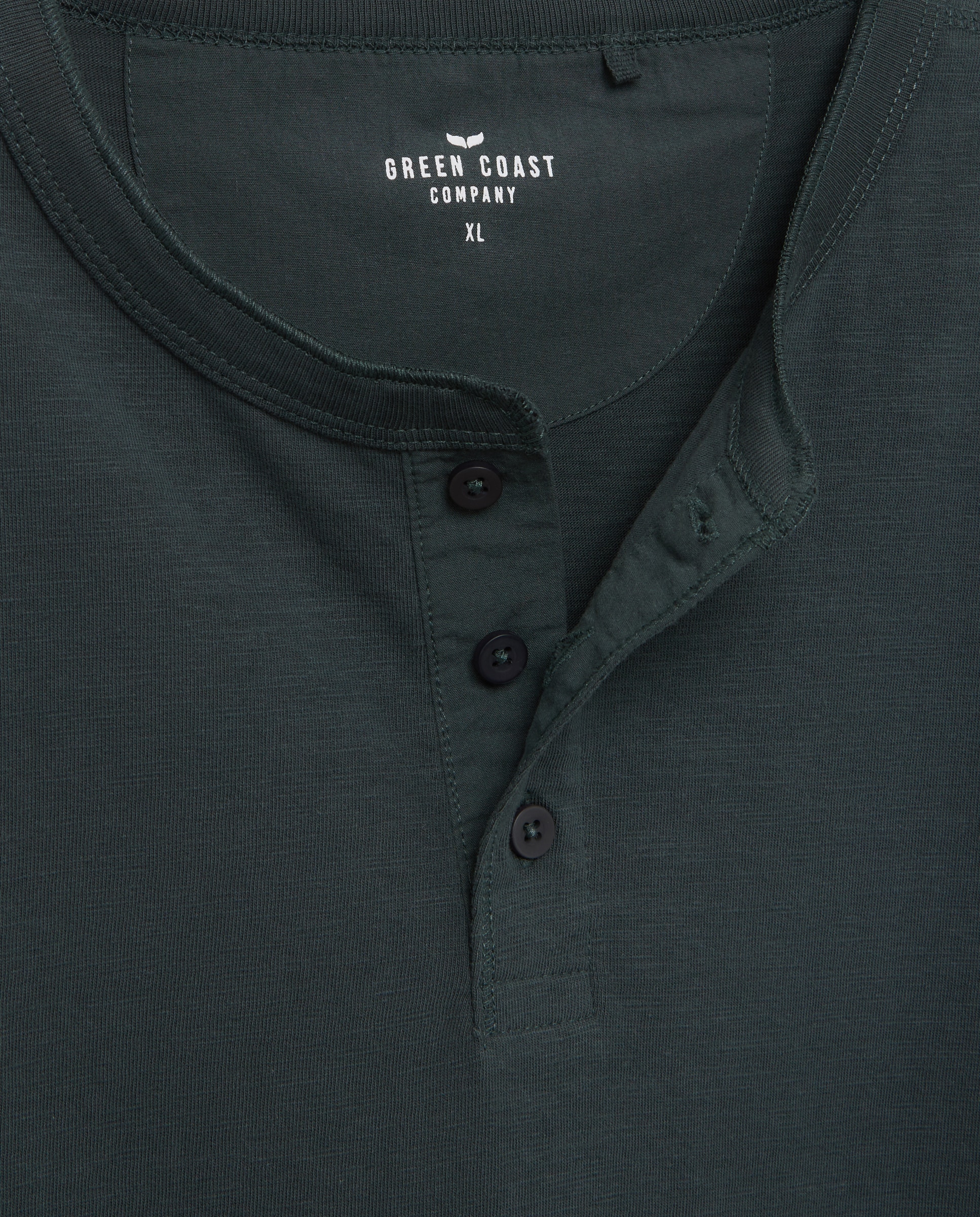 Imagen 5 de Camiseta hombre manga corta overdye cuello panadero - Green Coast - 830 Antracita 830 Antracita