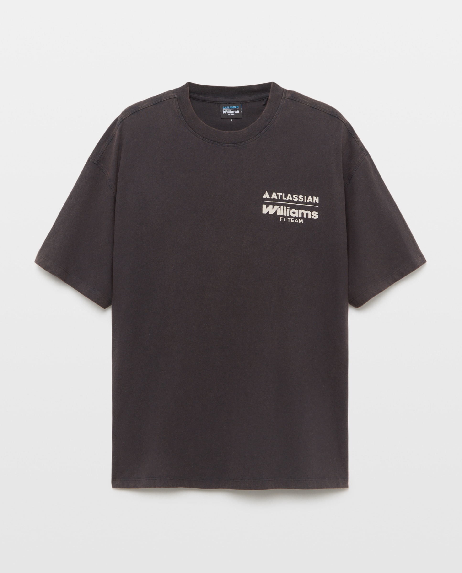 T-shirt de Manga Curta com Estampado F1 Williams Preto-4