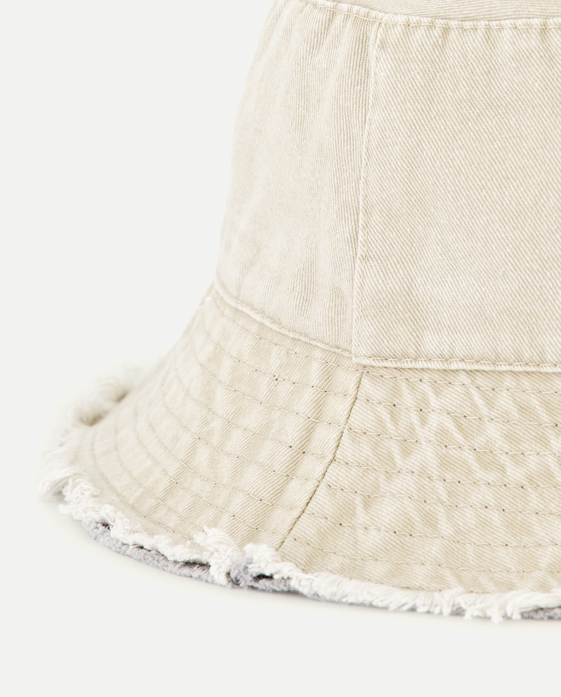 Chapéu Bucket Reversível Bege-2