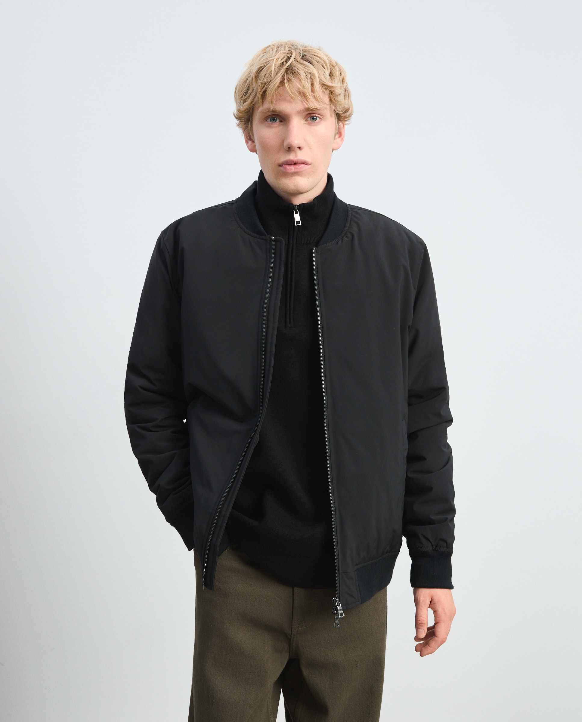 Imagen 2 de Cazadora bomber acolchada - Green Coast - Negro Negro