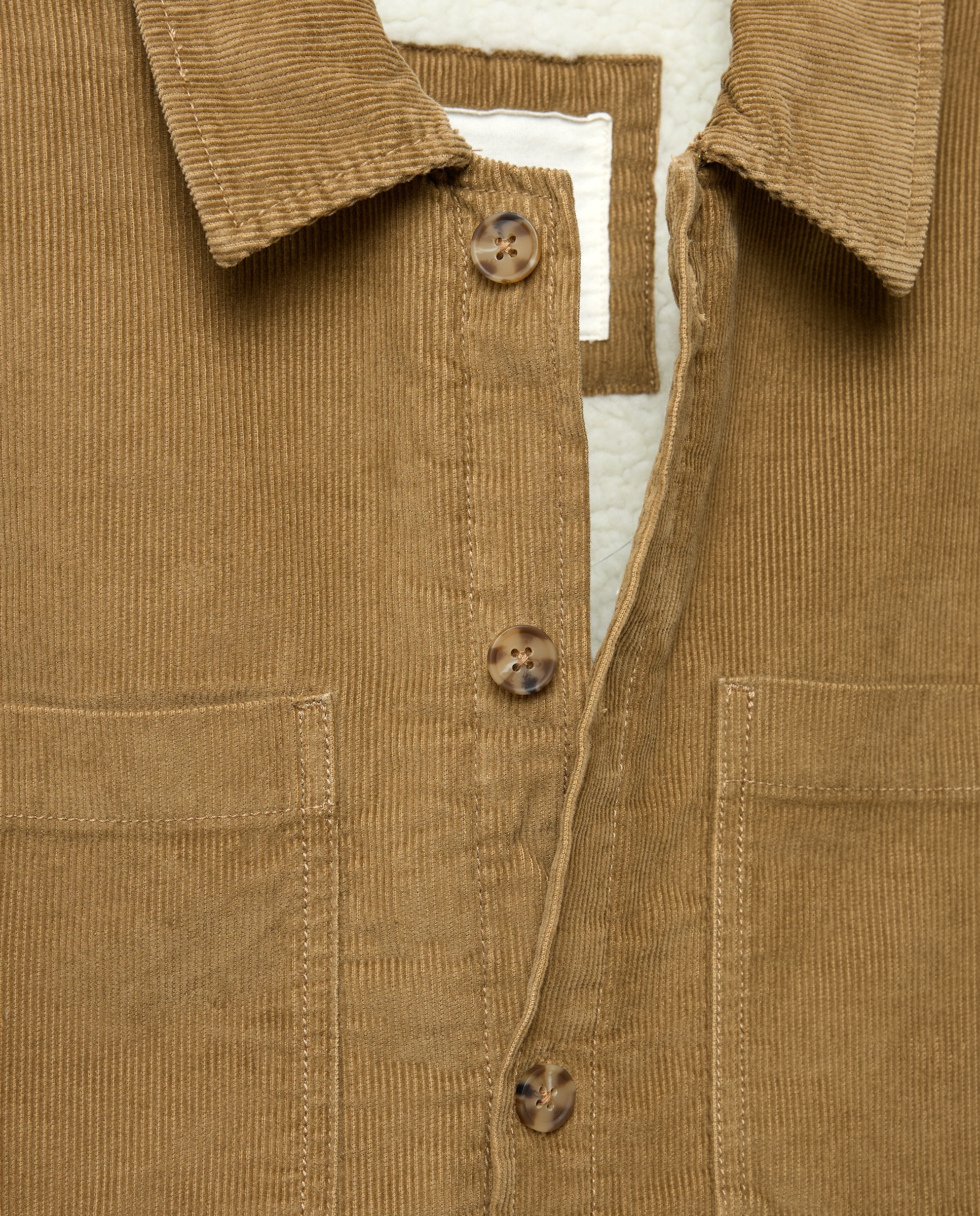 Cazadora sobrecamisa pana borrego - Green Coast - 730 Camel 730 Camel-5